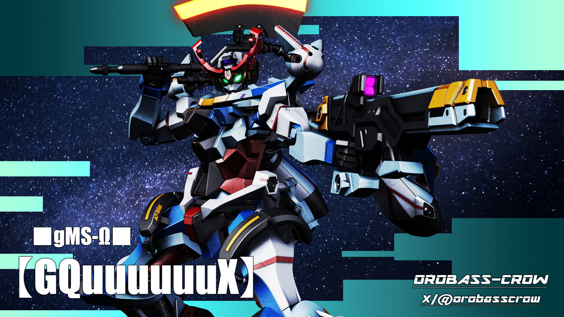ArtStation - □3D MODEL□ gMS-Ω【GQuuuuuuX】
