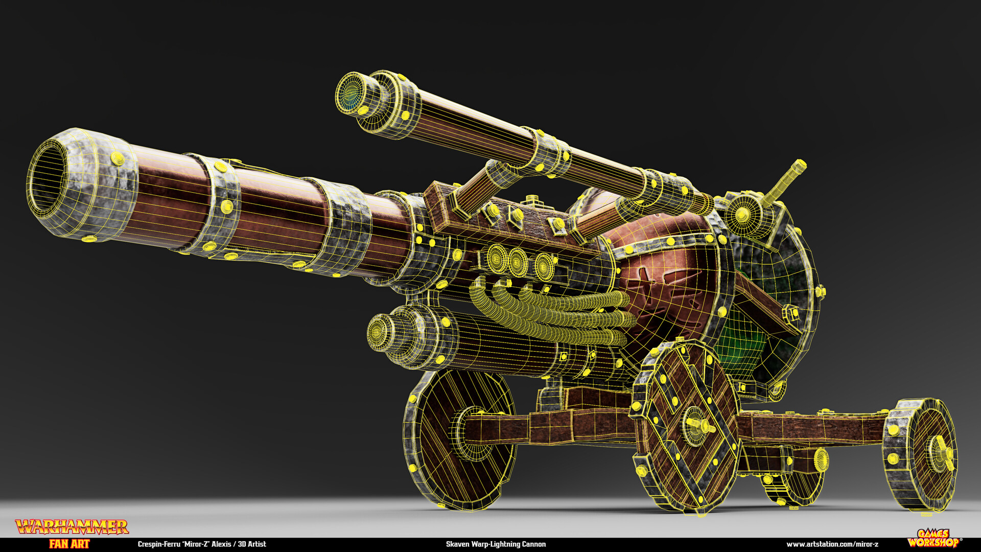 Warp-Lightning cannon side | Having settled on a weapons tea