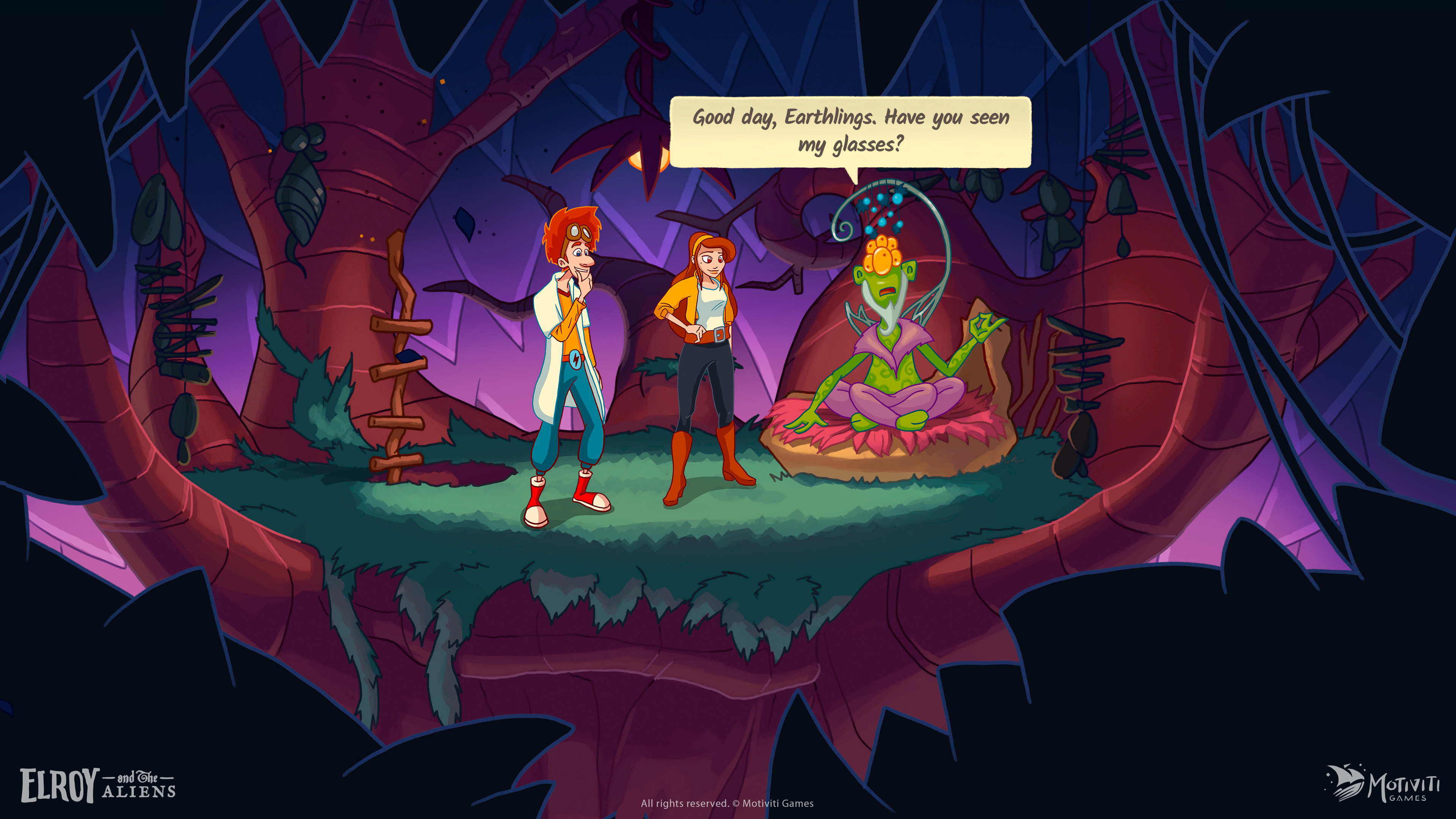 In-game Elroy and the Aliens screenshot