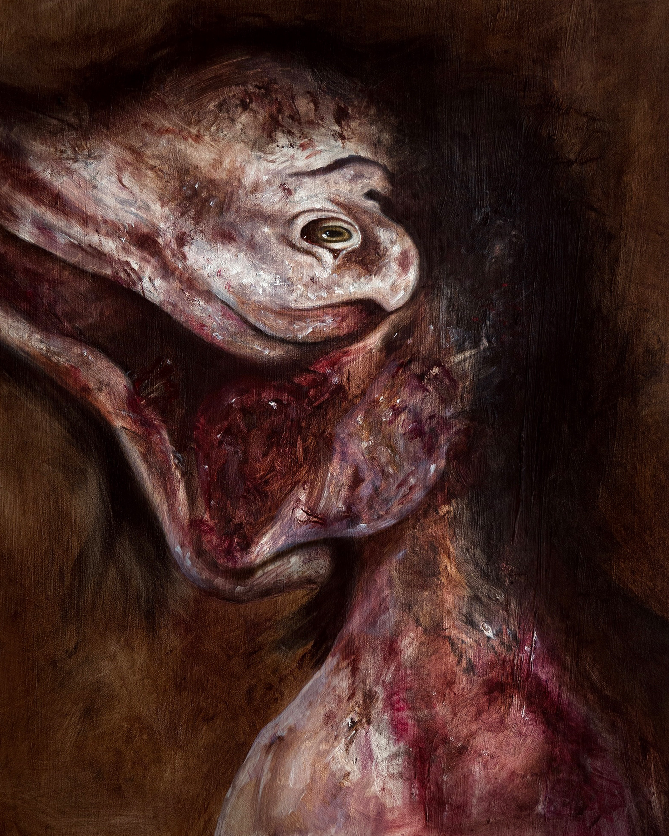 Wounded (Oils).