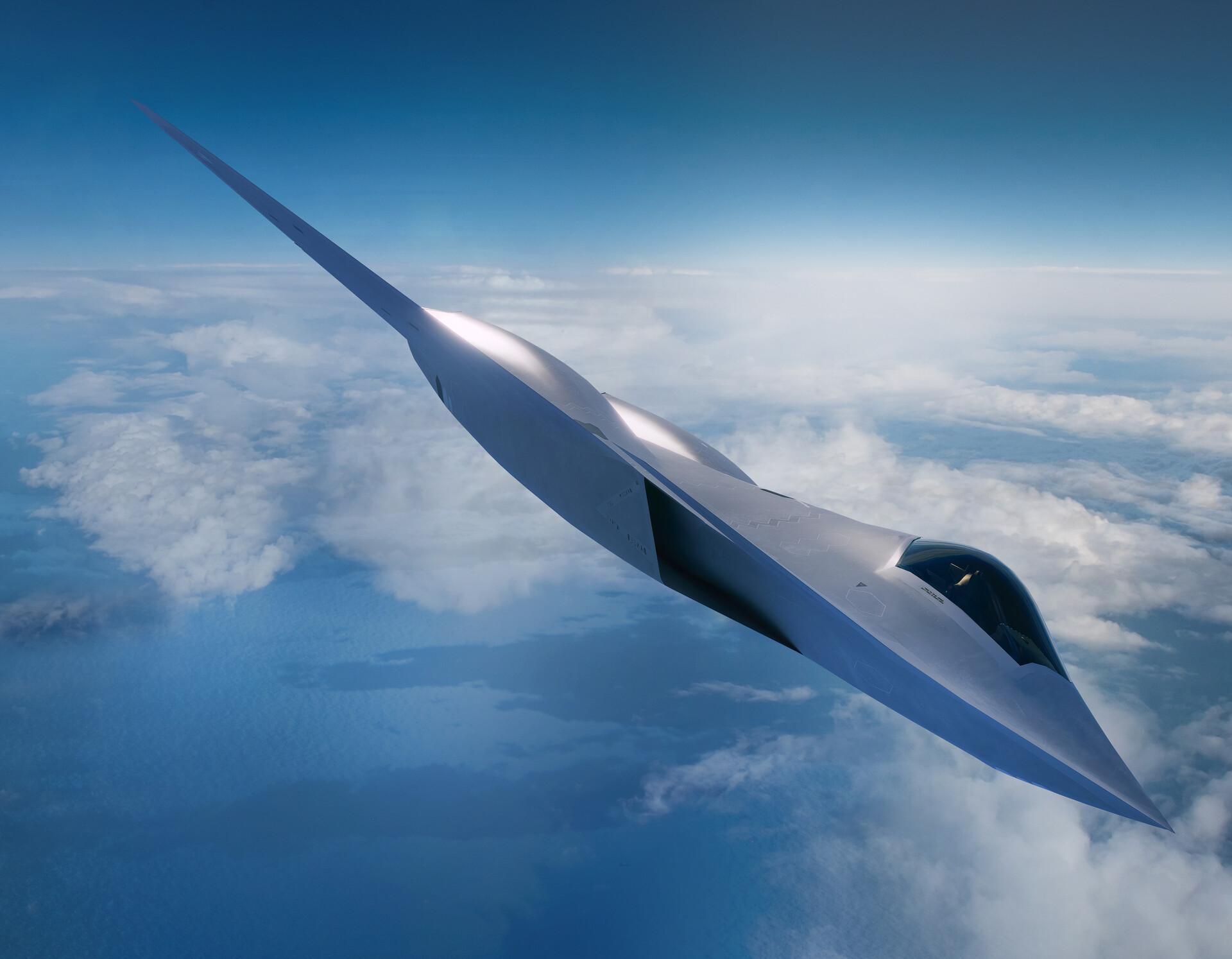 ArtStation - F-47 Prototype hypothetical CG image