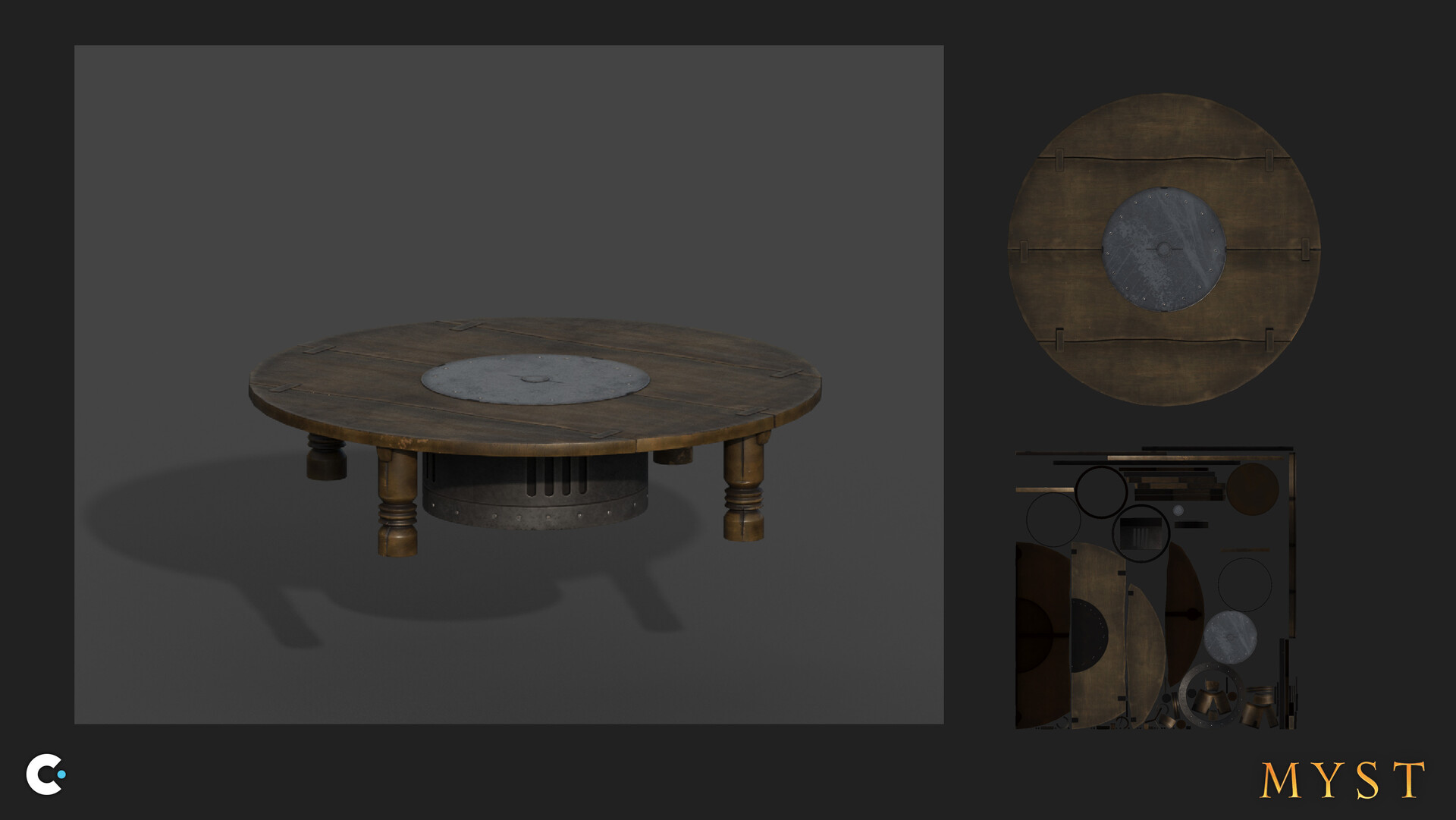 Rafael Rodriguez Portfolio - MYST - Rime - Hut Props