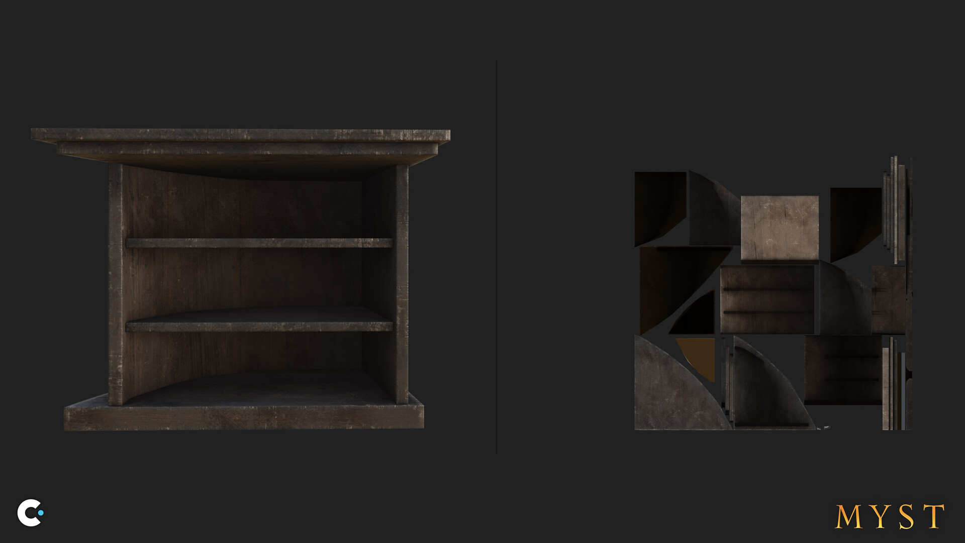 Rafael Rodriguez Portfolio - MYST - Rime - Hut Props