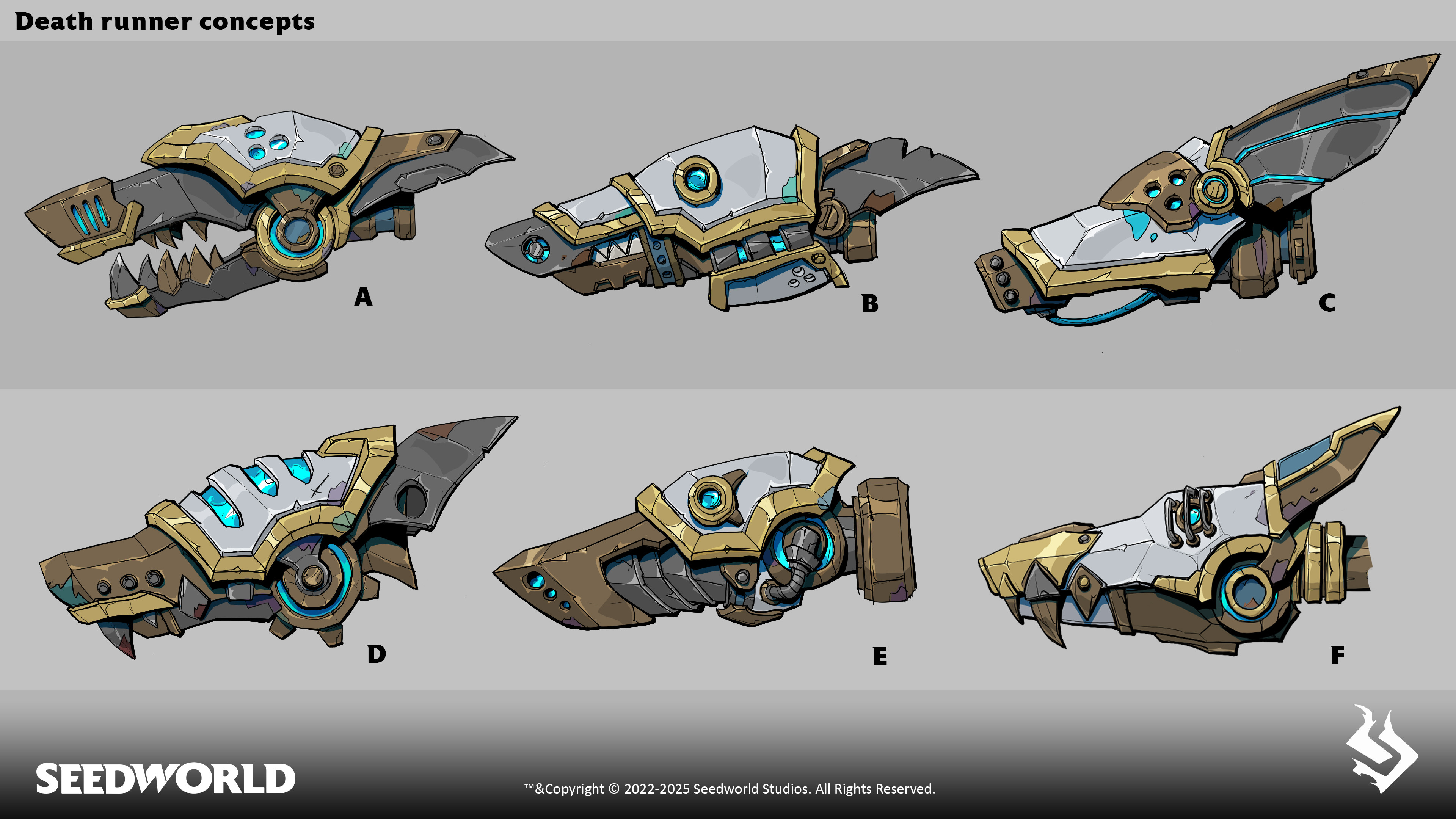 Death runner head sketches