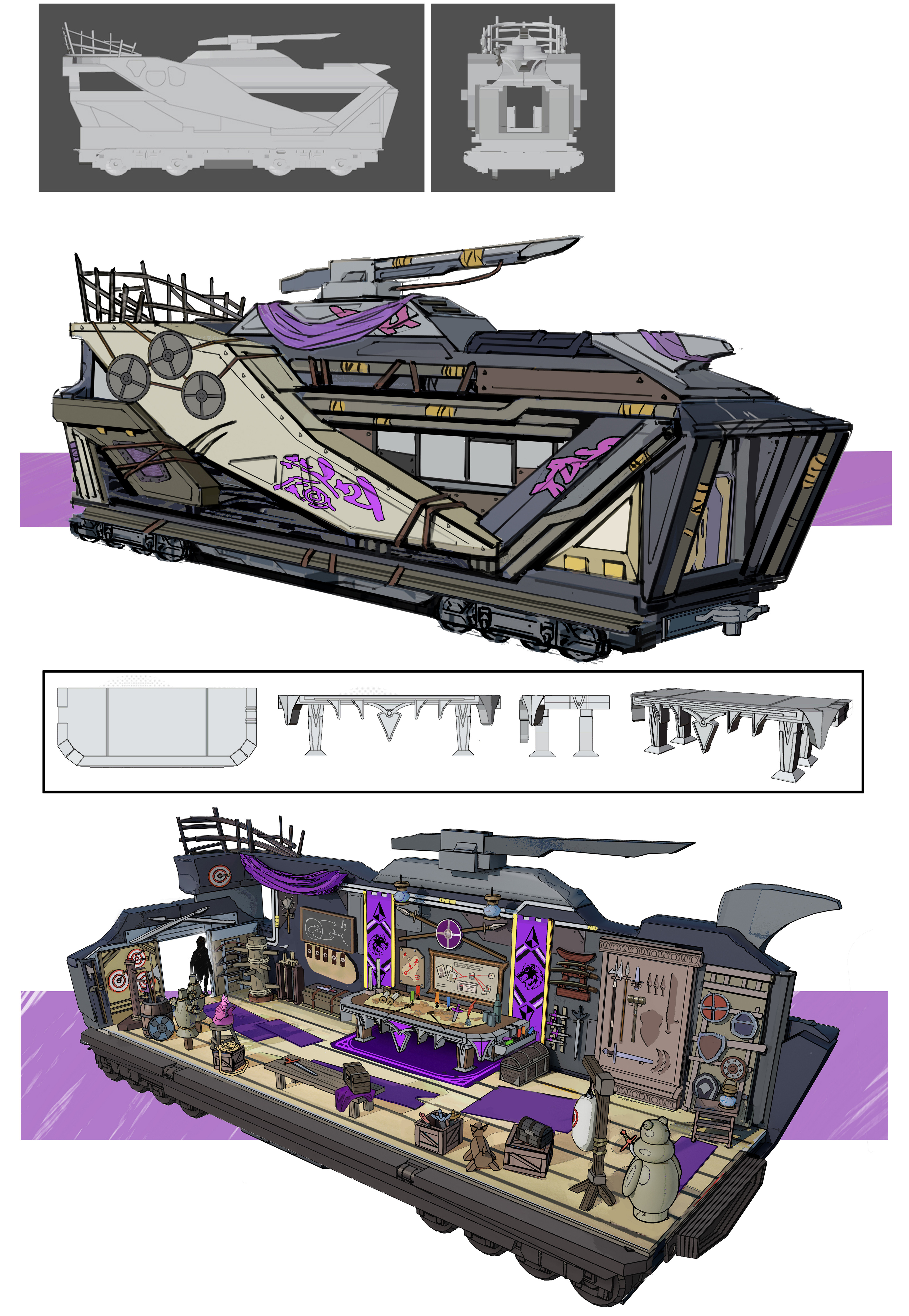 Korra's train car -- This car is all about combat. It's where players can level up their offensive capabilities after a mission.