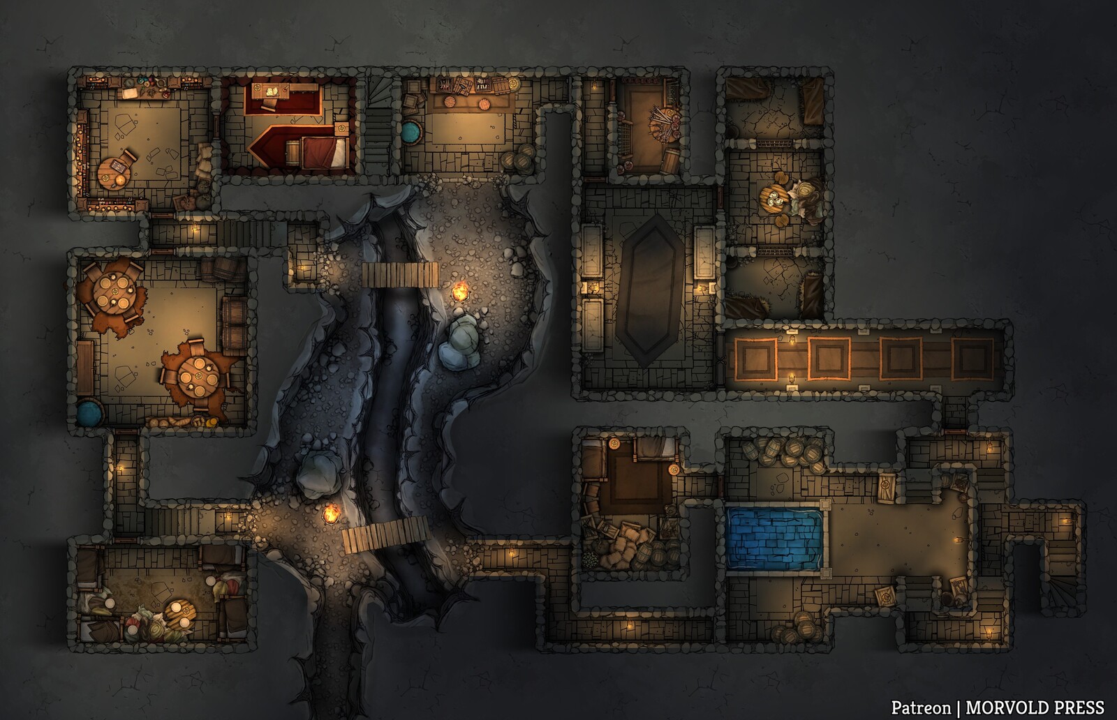 Redbrand Hideout | Lost Mine of Phandelver [31 x 20]