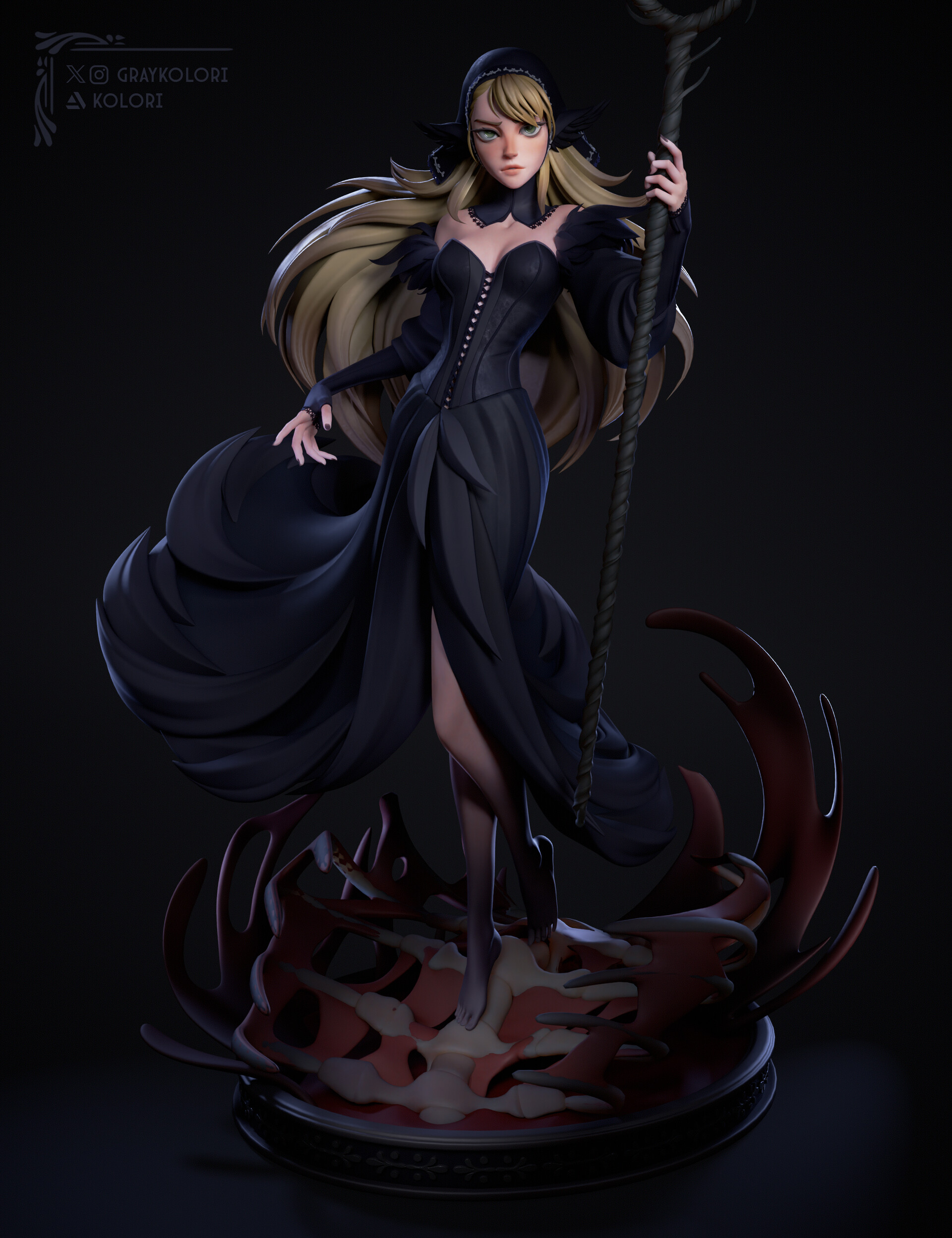 marcille black dress Delicious in Dungeon Tenitol Tall main image 0