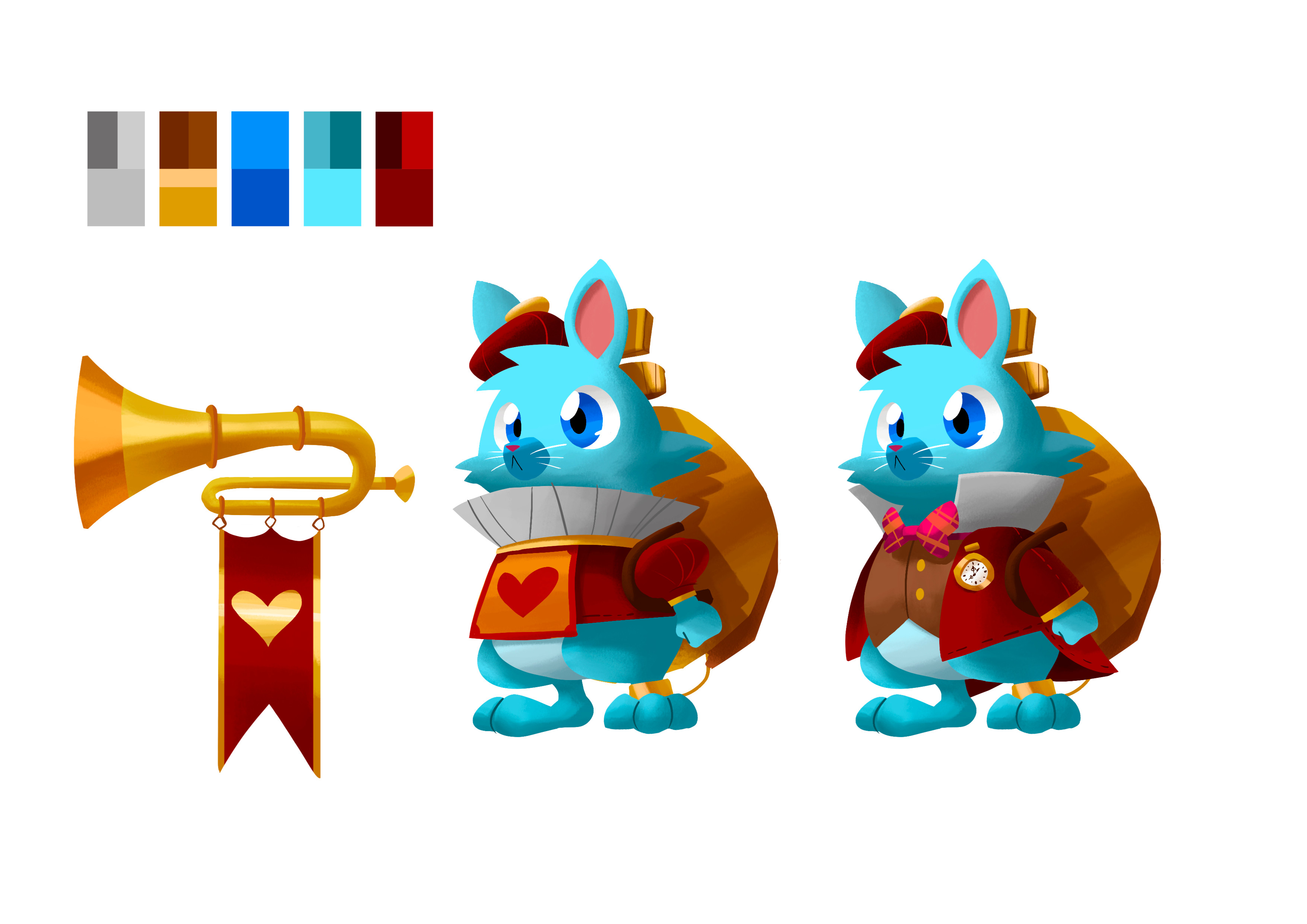 Rabbit color sheet
