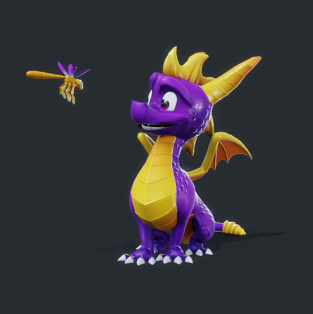 Spyro amp Sparx - Fan Art