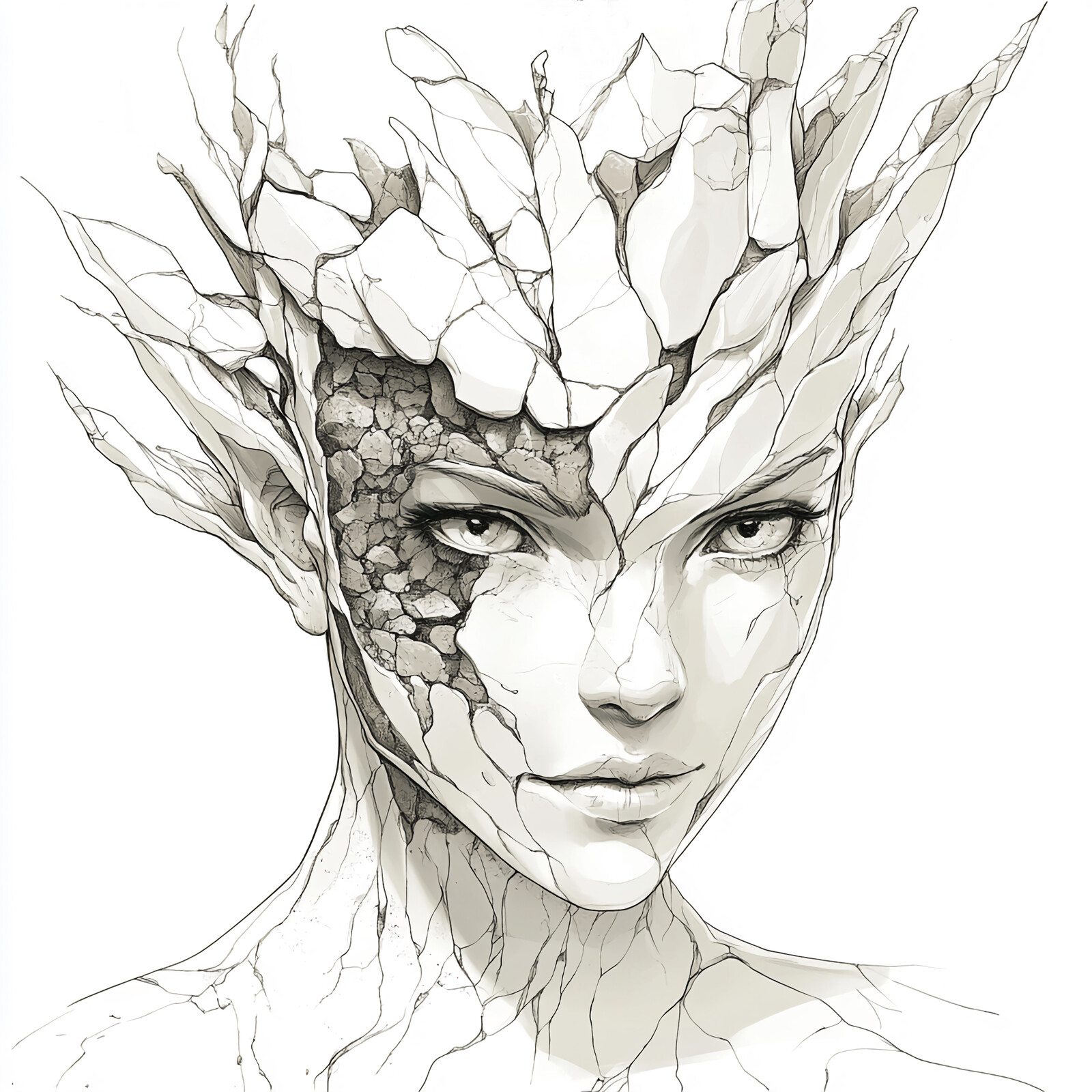 Face Study 3 - Elementals