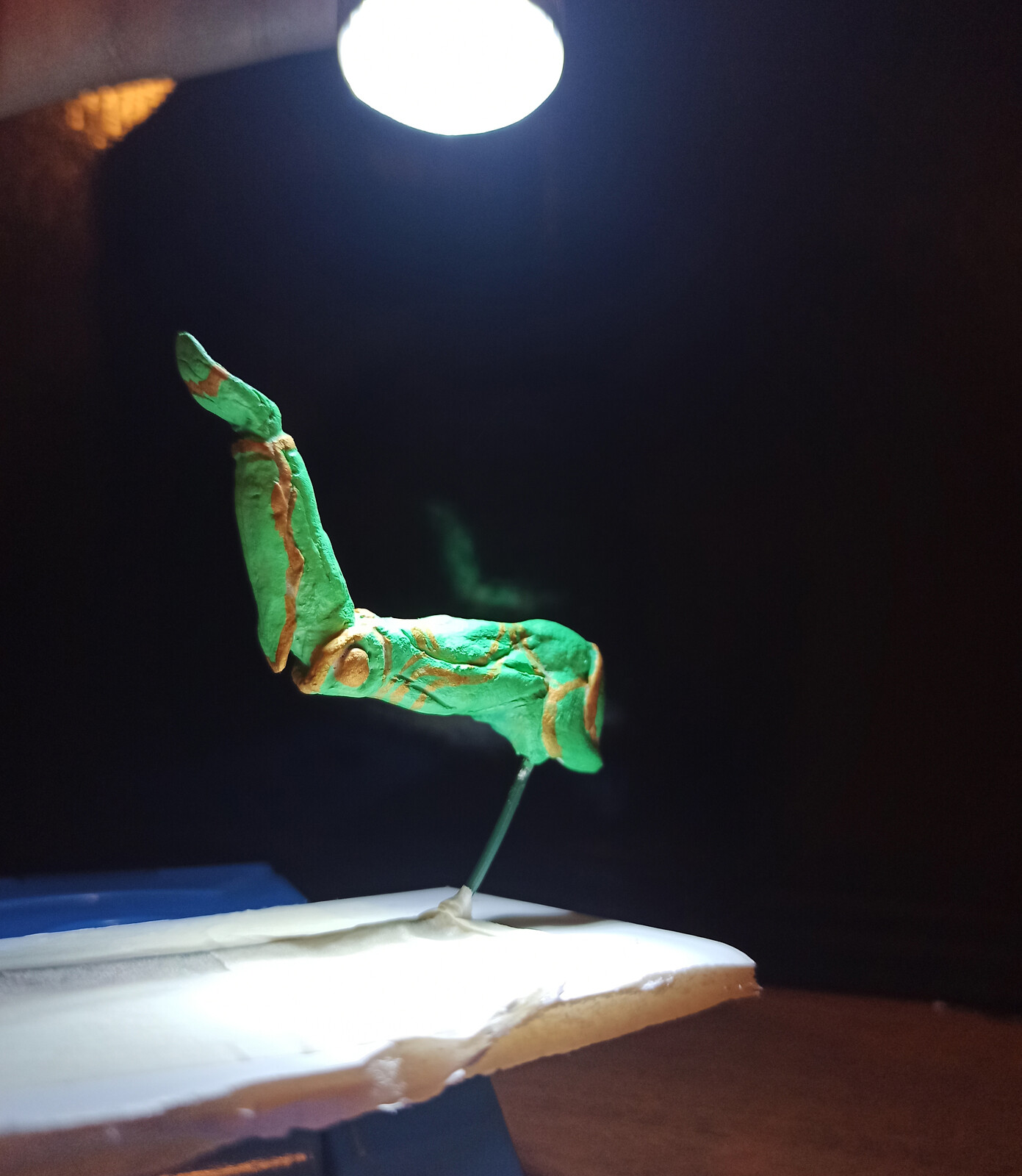 A rough model in das, which I created as a reference for the jade arm