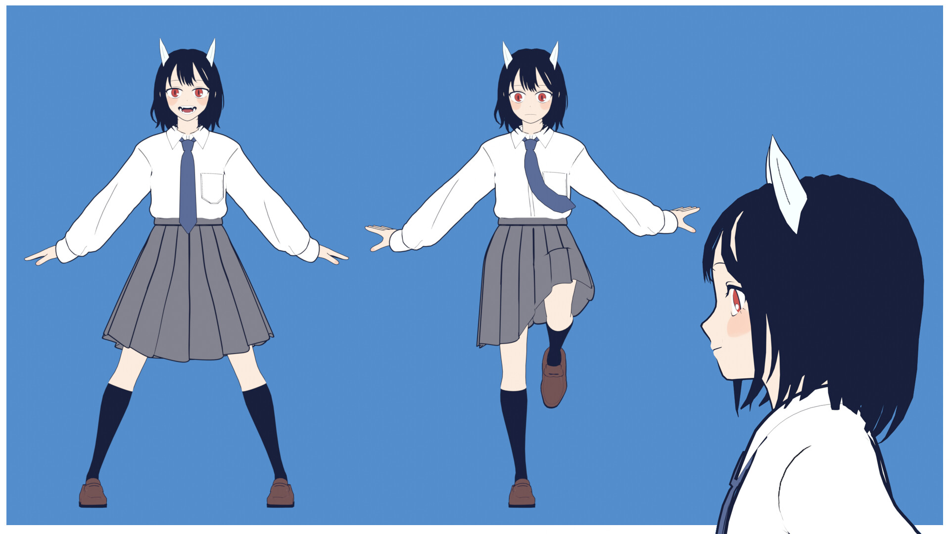 C106 Blue Archive Rio Tsukiyomi Acrylic Stand Maid Ruri Garden, image size:1920x1080