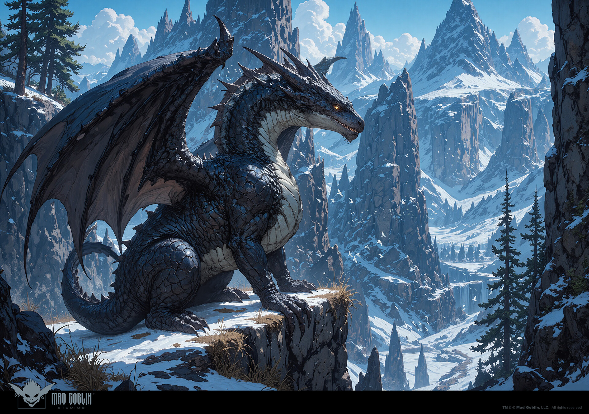 ArtStation - Winter Dragon