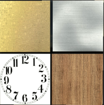 Clock Texture Map