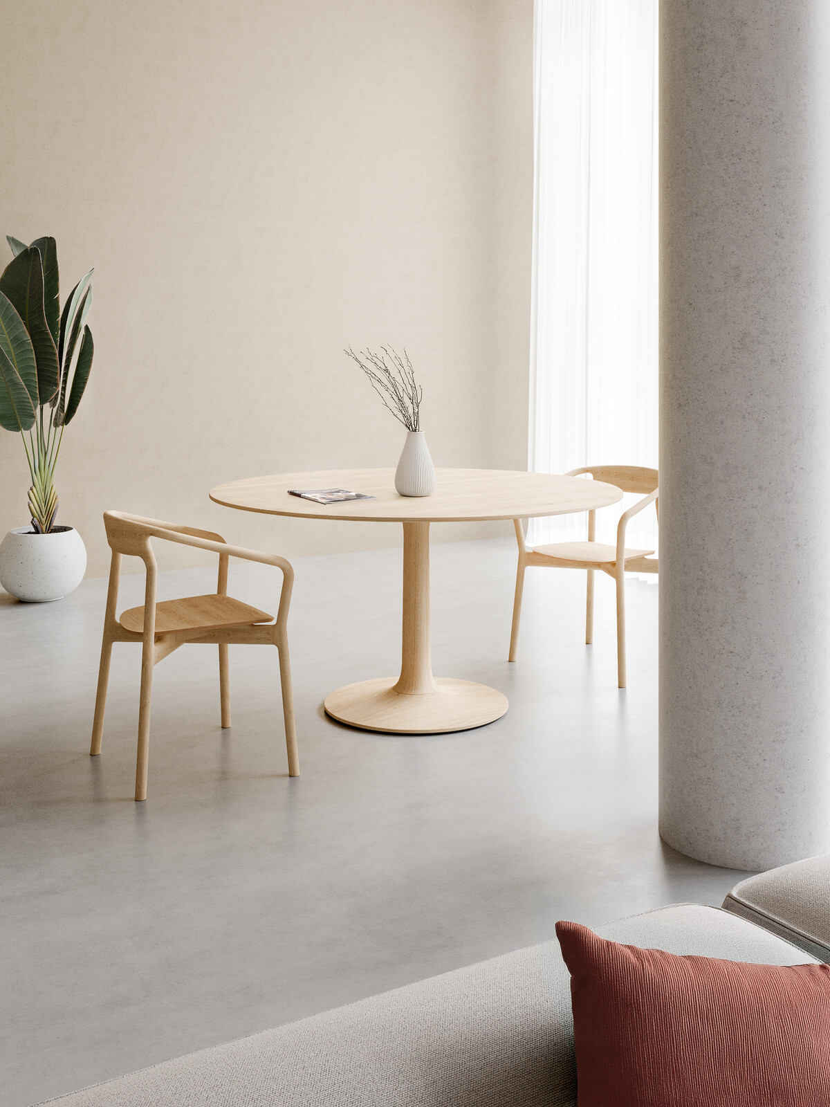 minimalistic interior space