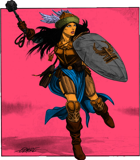 Original character as designed by Larry Elmore. 
