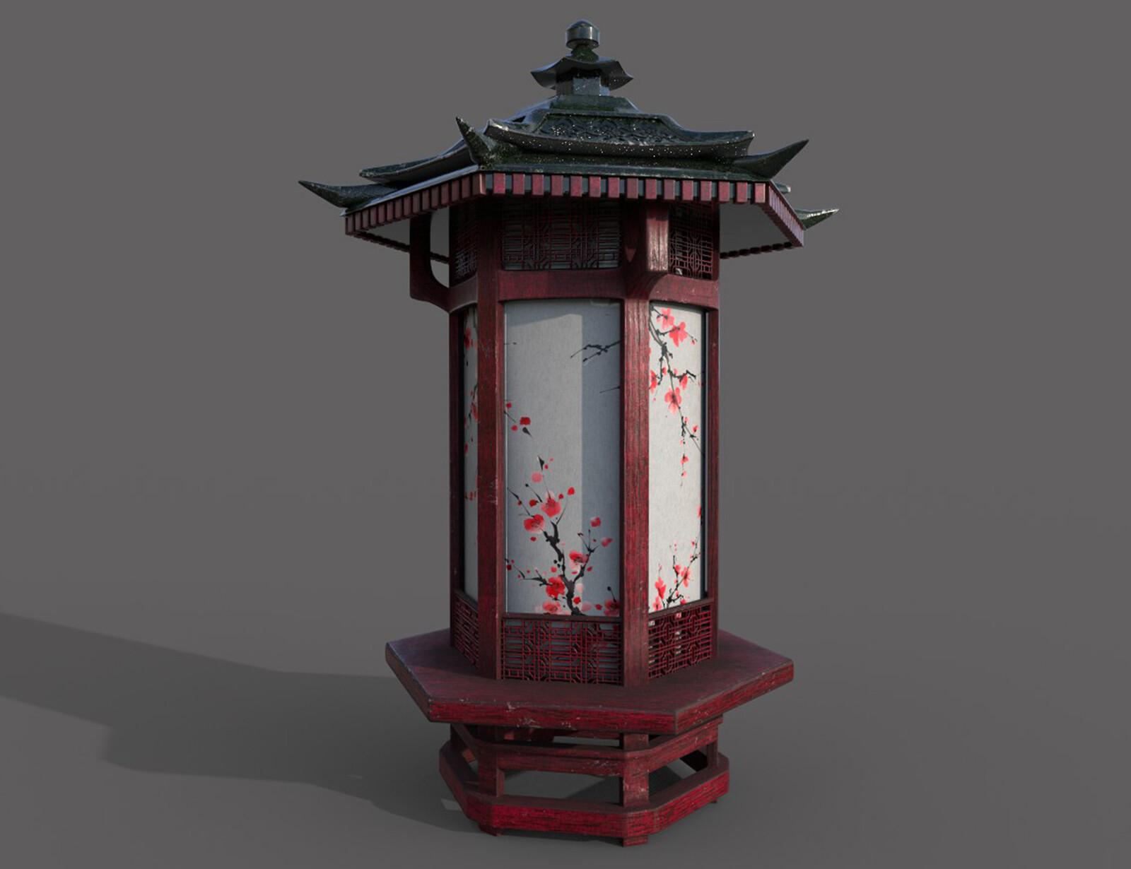 Antique Plum Blossom Lantern 