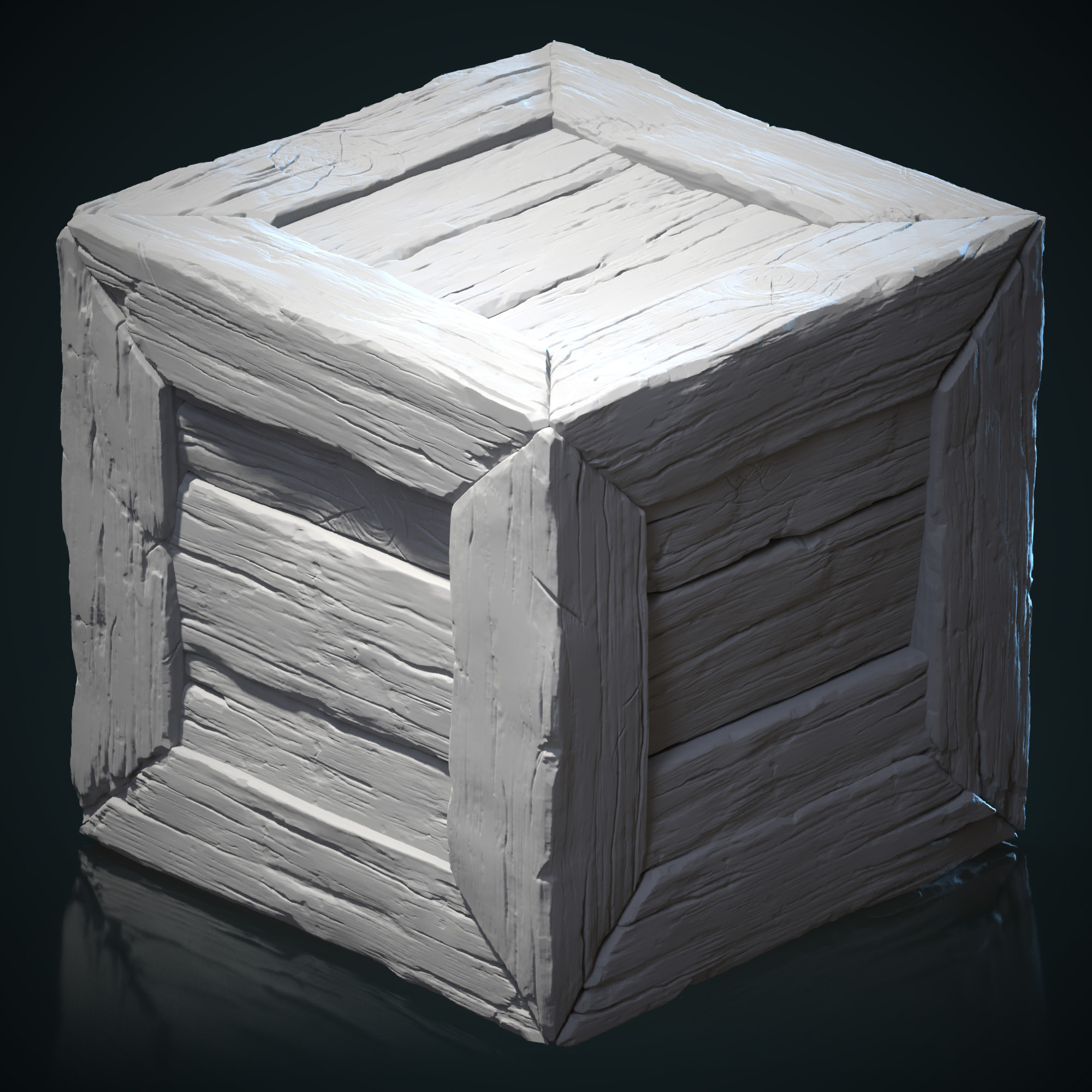 Wood Planks Crate 
