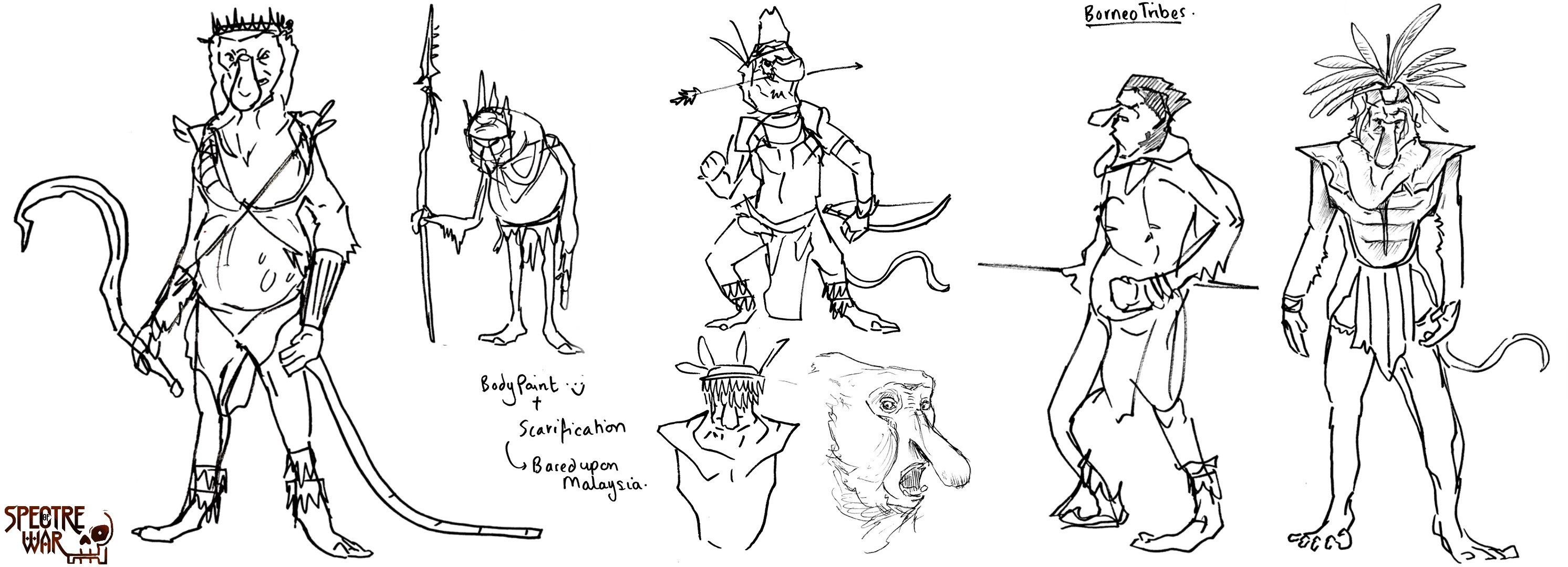 Iteration based off small monkey design - This was initially a small plentiful troop design