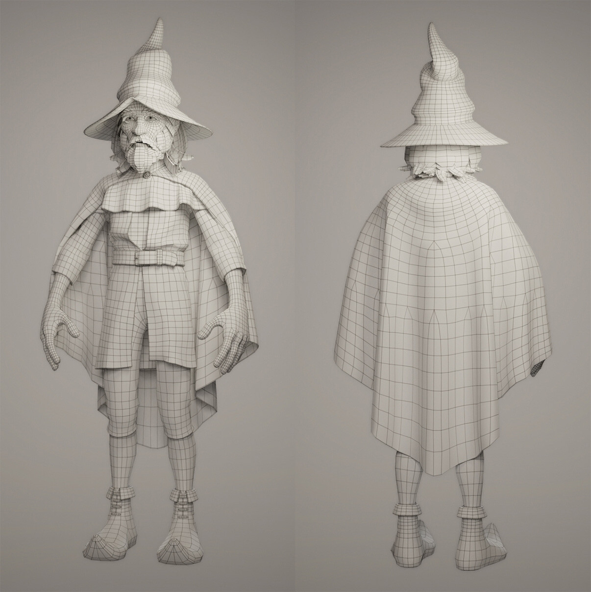 Marmoset Toolbag Wireframe