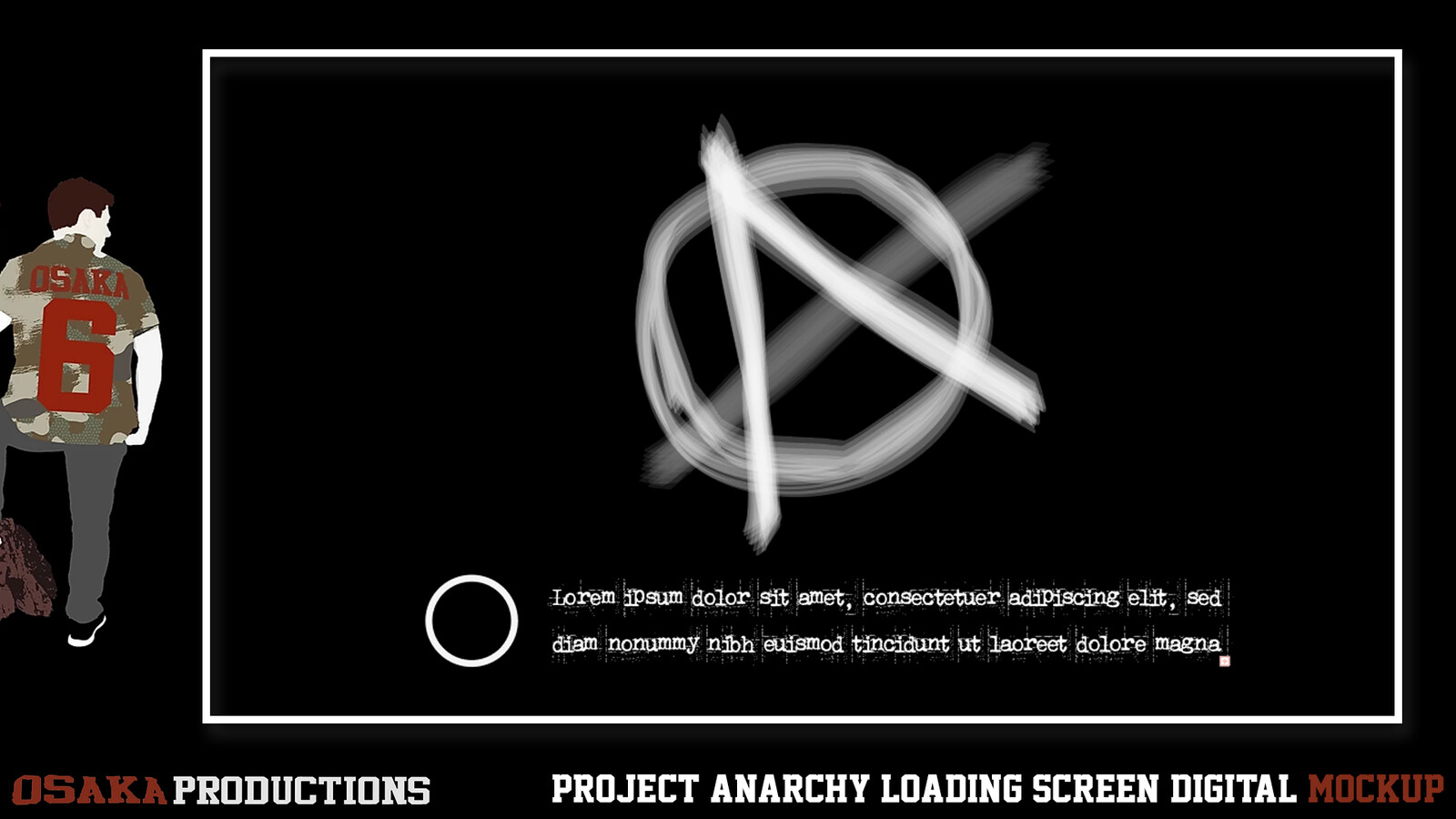 Finalized digital version of the Loading Screen.  