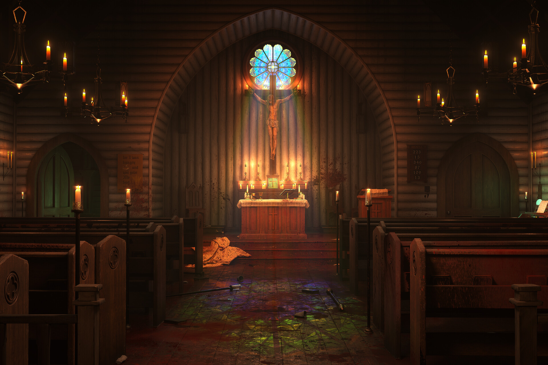 UE5 Midnight Mass Church - Fan Art