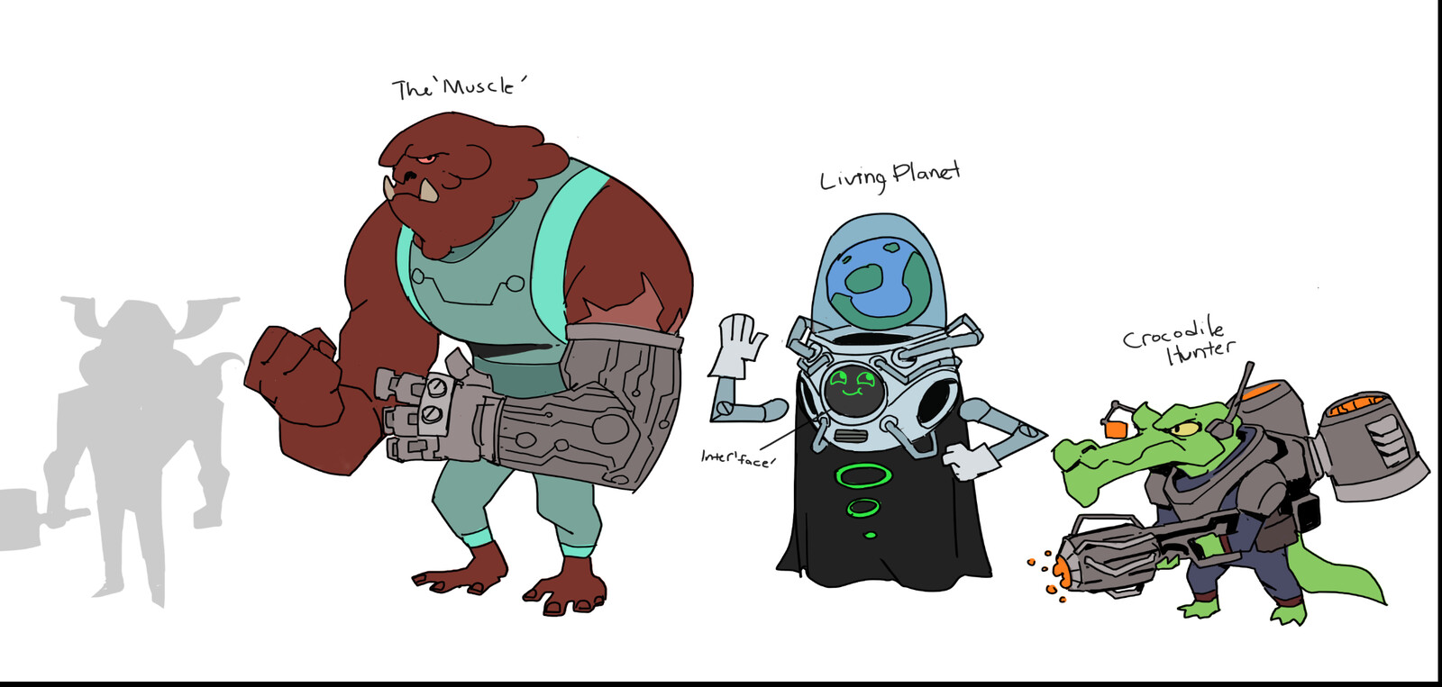Sci-Fi animated characters