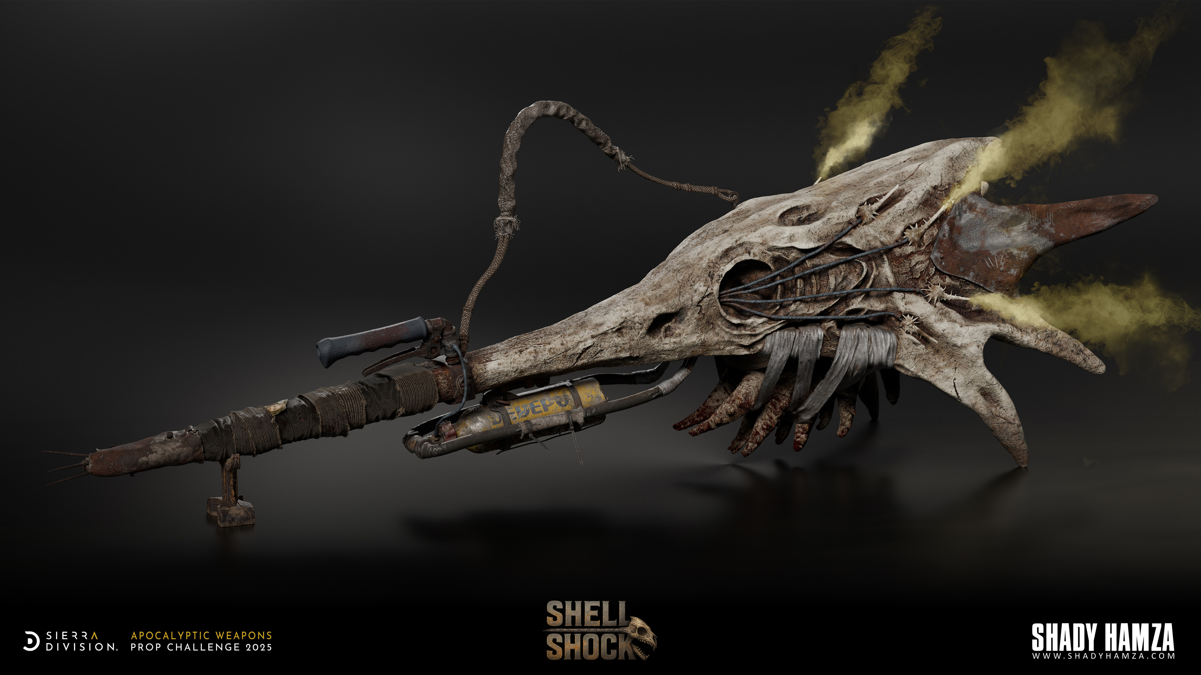 Beauty Render + Gas/Smoke Release Mechanism