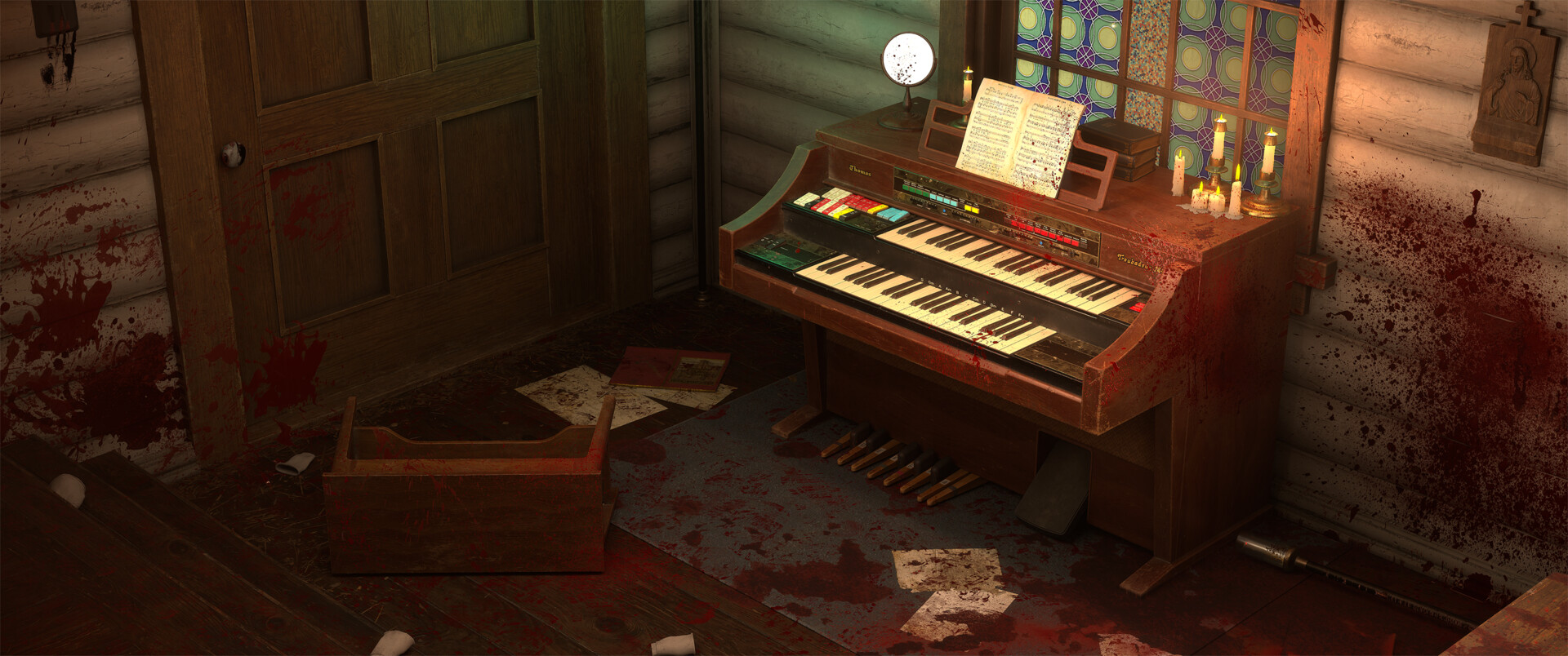 UE5 Midnight Mass Church - Fan Art