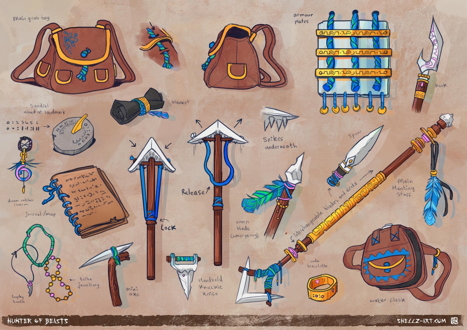 Hunter of Beasts - Prop Concepts