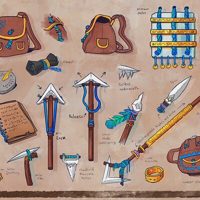 Hunter of Beasts - Prop Concepts