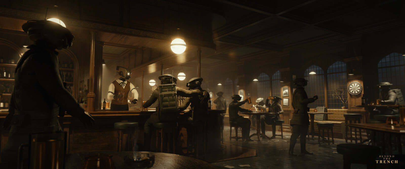 Image 01: Robots in a Bar