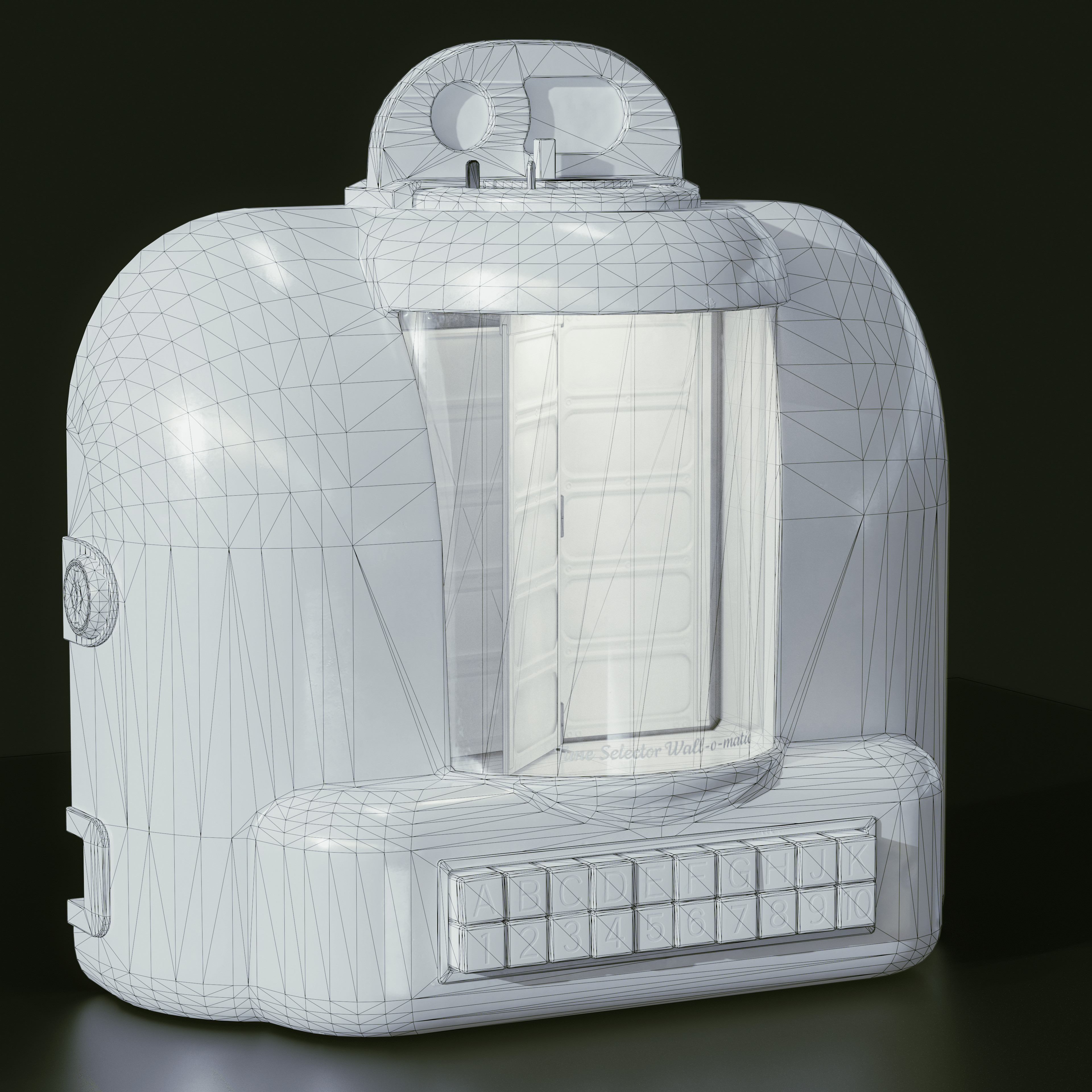 Front 3/4 Wireframe