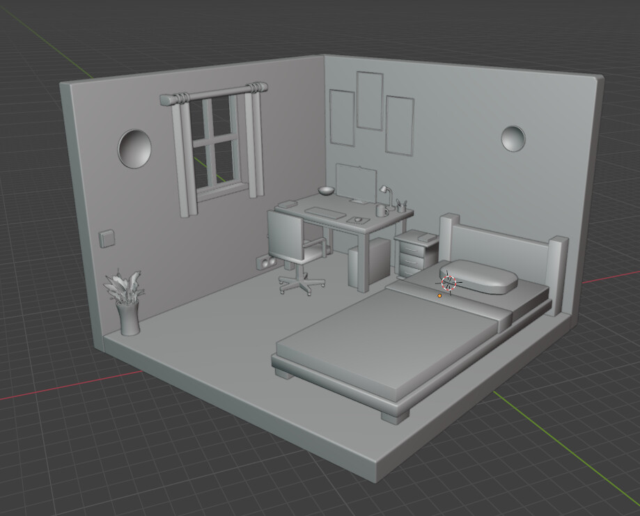 Isometric Room solid mode