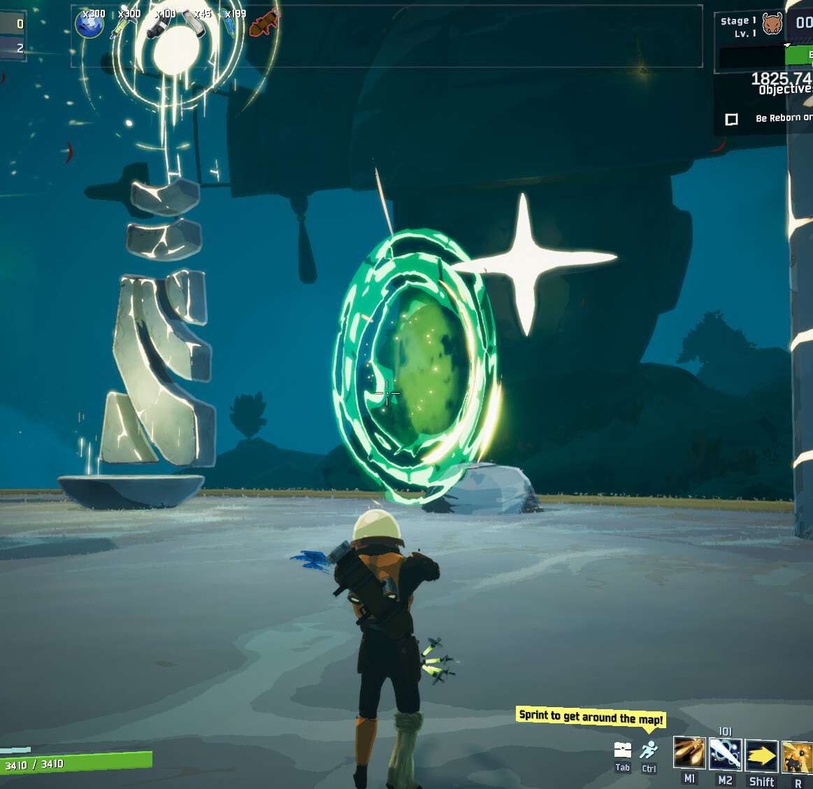 Worked on the shrine from a concept. This was the final pass. (left of the portal)