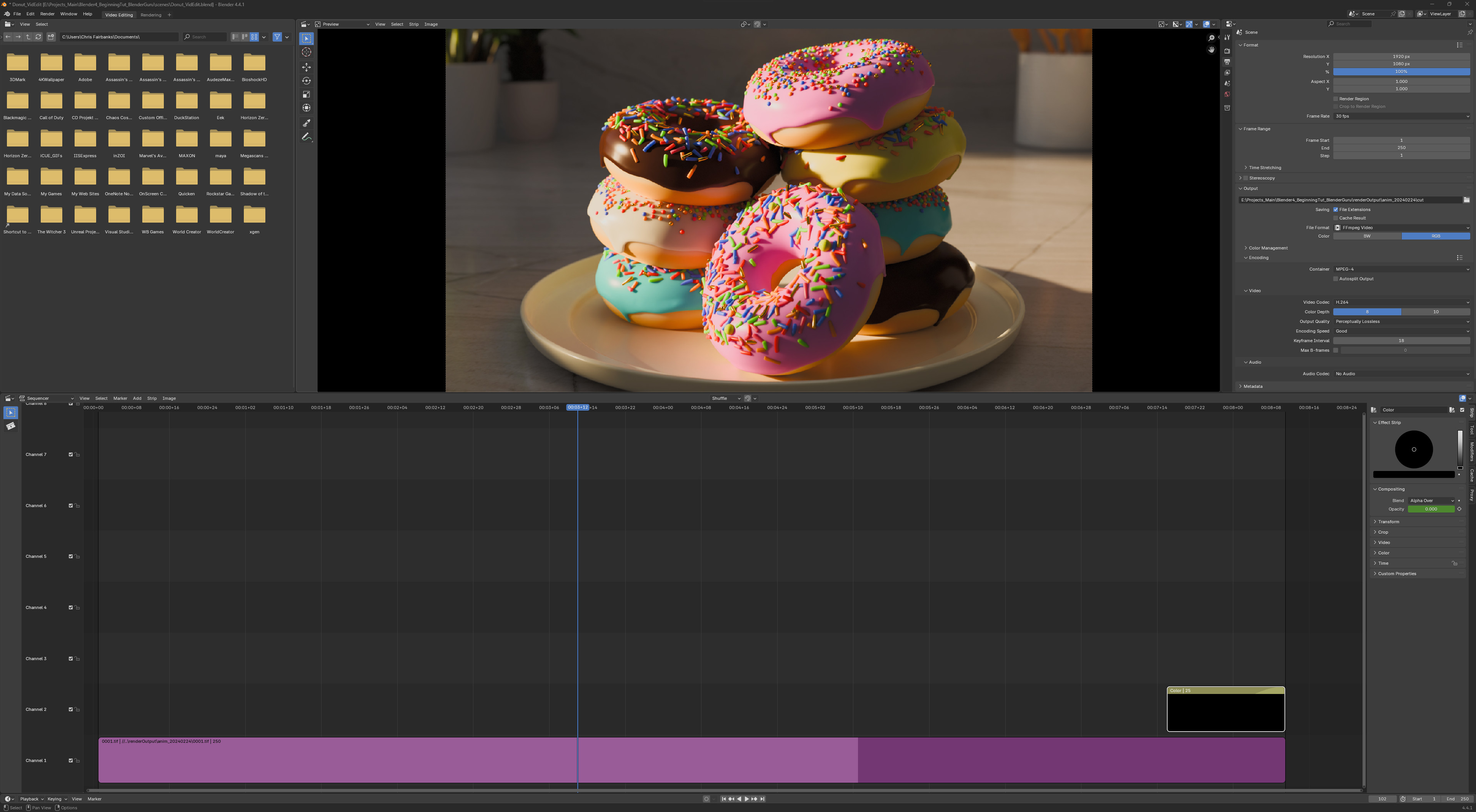 Video-Edit Scene.