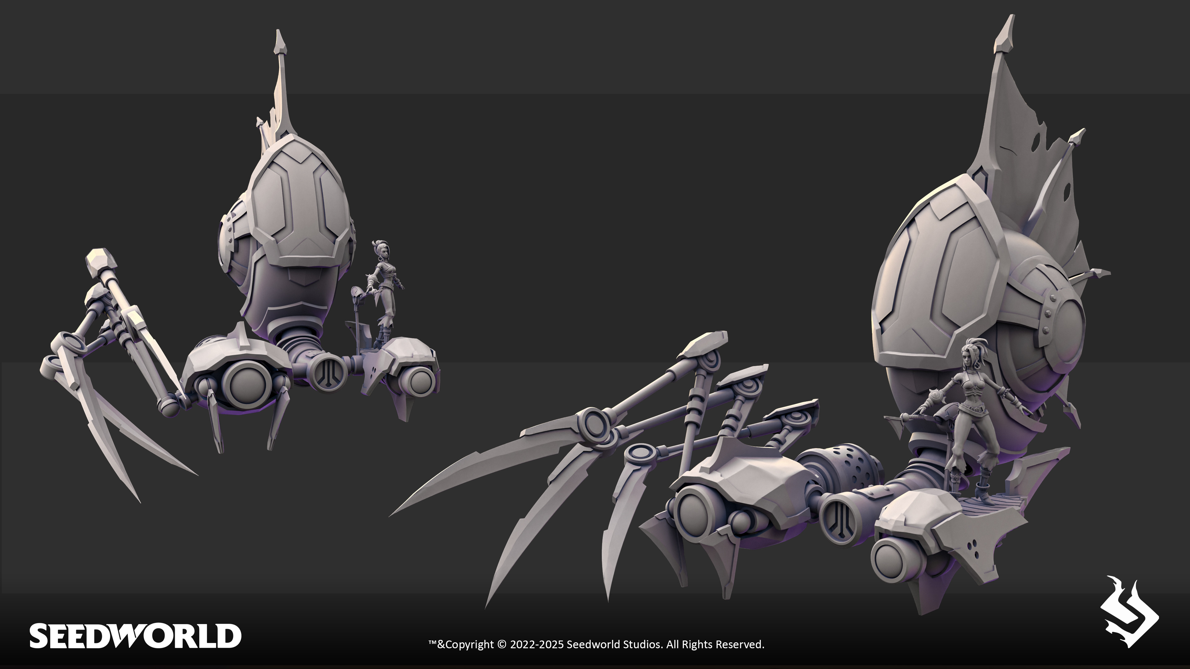 Blood Mother Lady 3d concepts