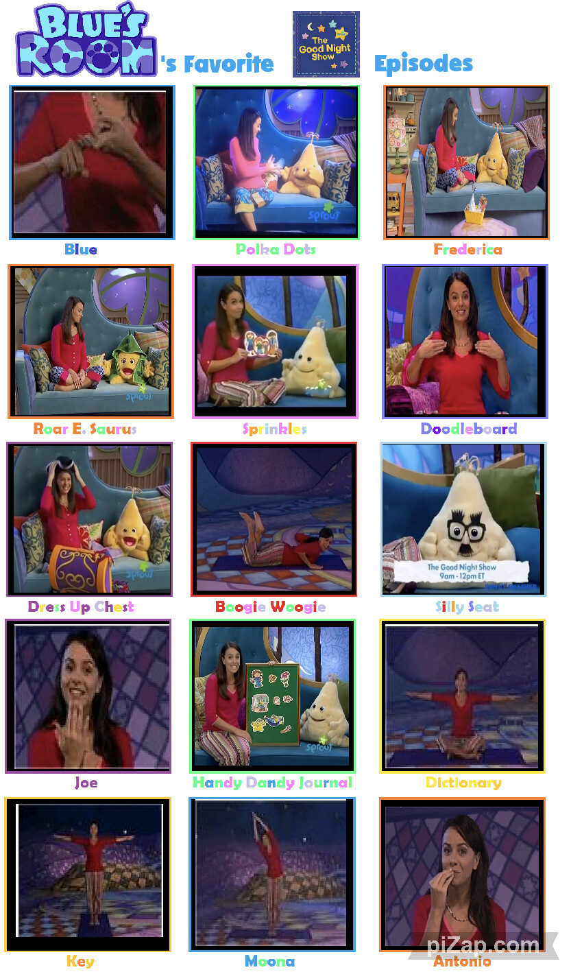 ArtStation - Blue's Room's Favorite Good Night Show Episodes