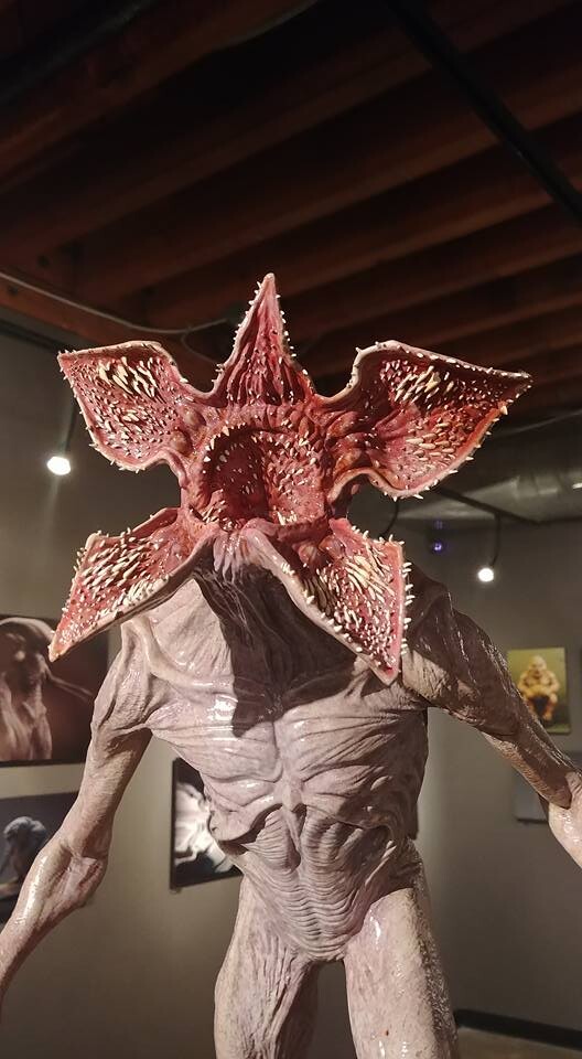 Demogorgon from Stranger Things sculpted/engineered  in Zbrush and 3D Printed with a Form 2 3D Printer. Painted by Tim Gore.