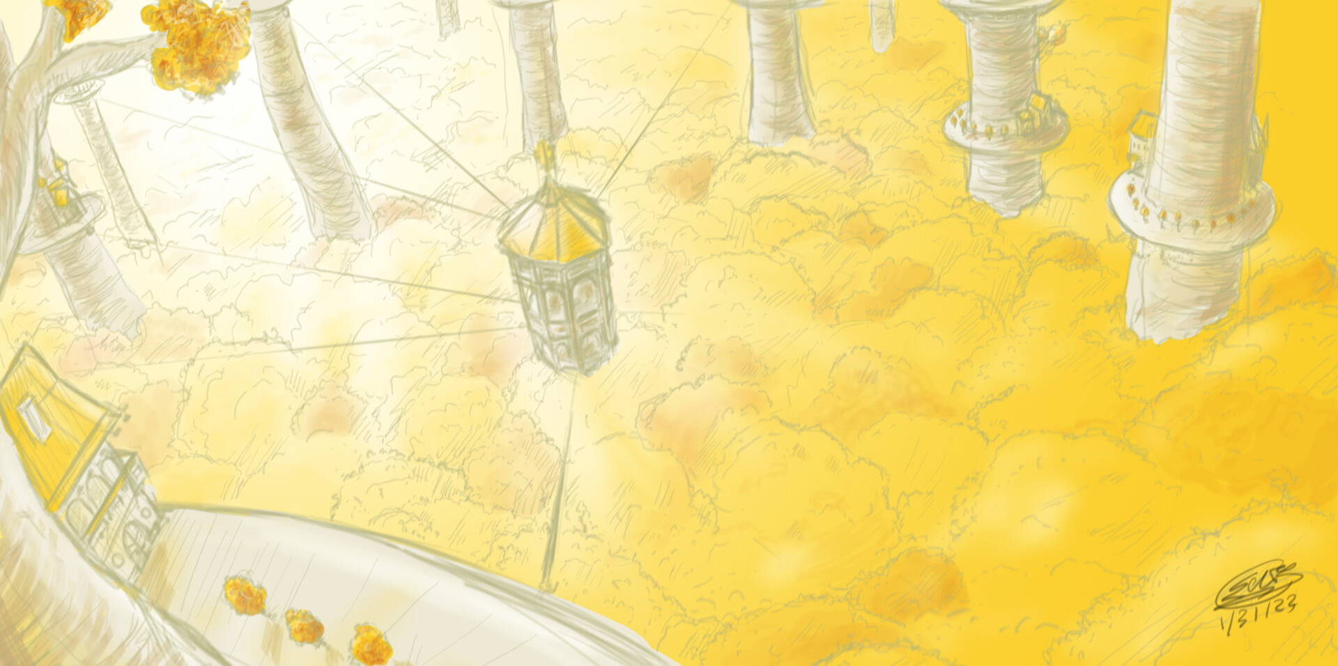 Edwin Jacob - Lothlorien-Animation Background