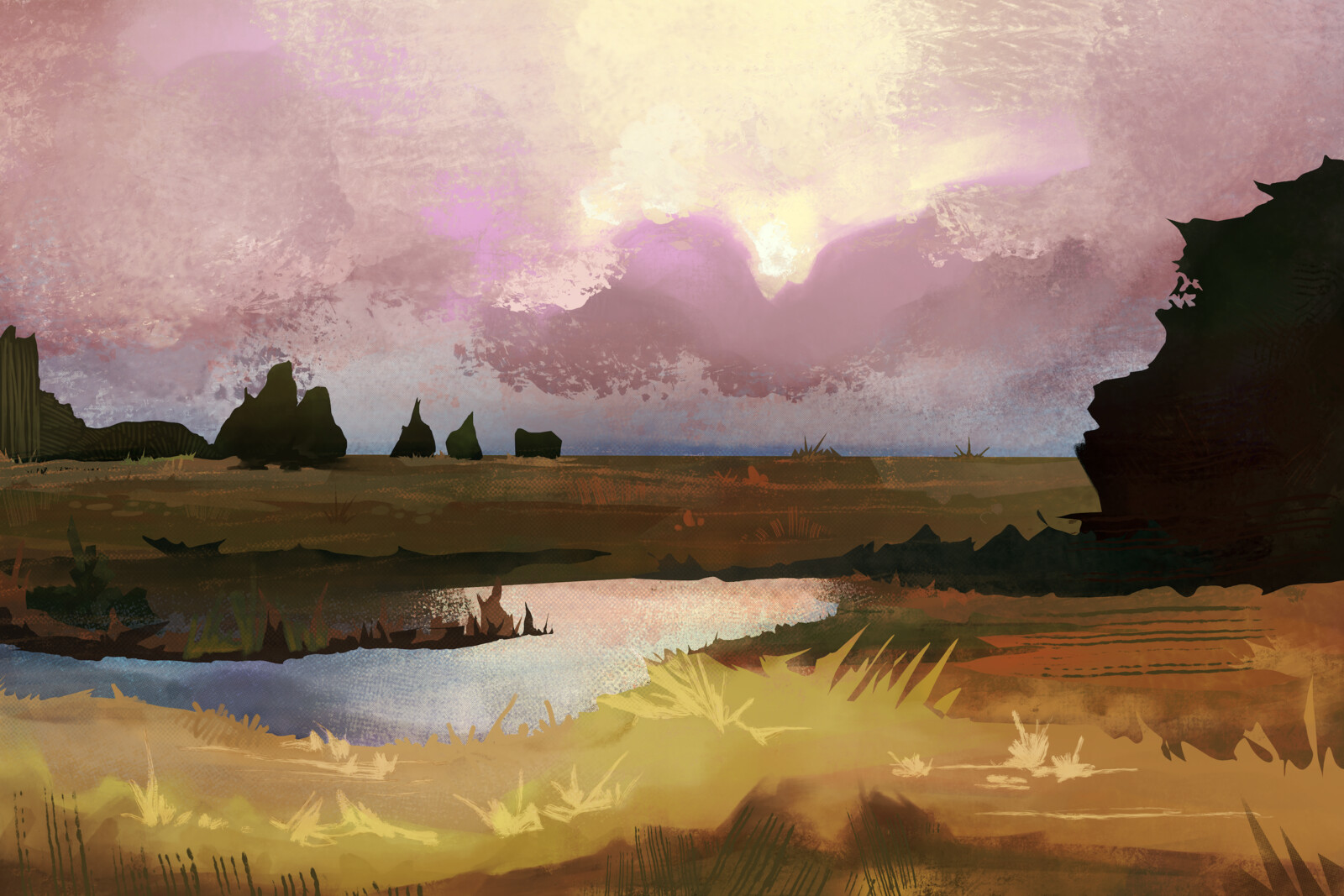 Field landscape study