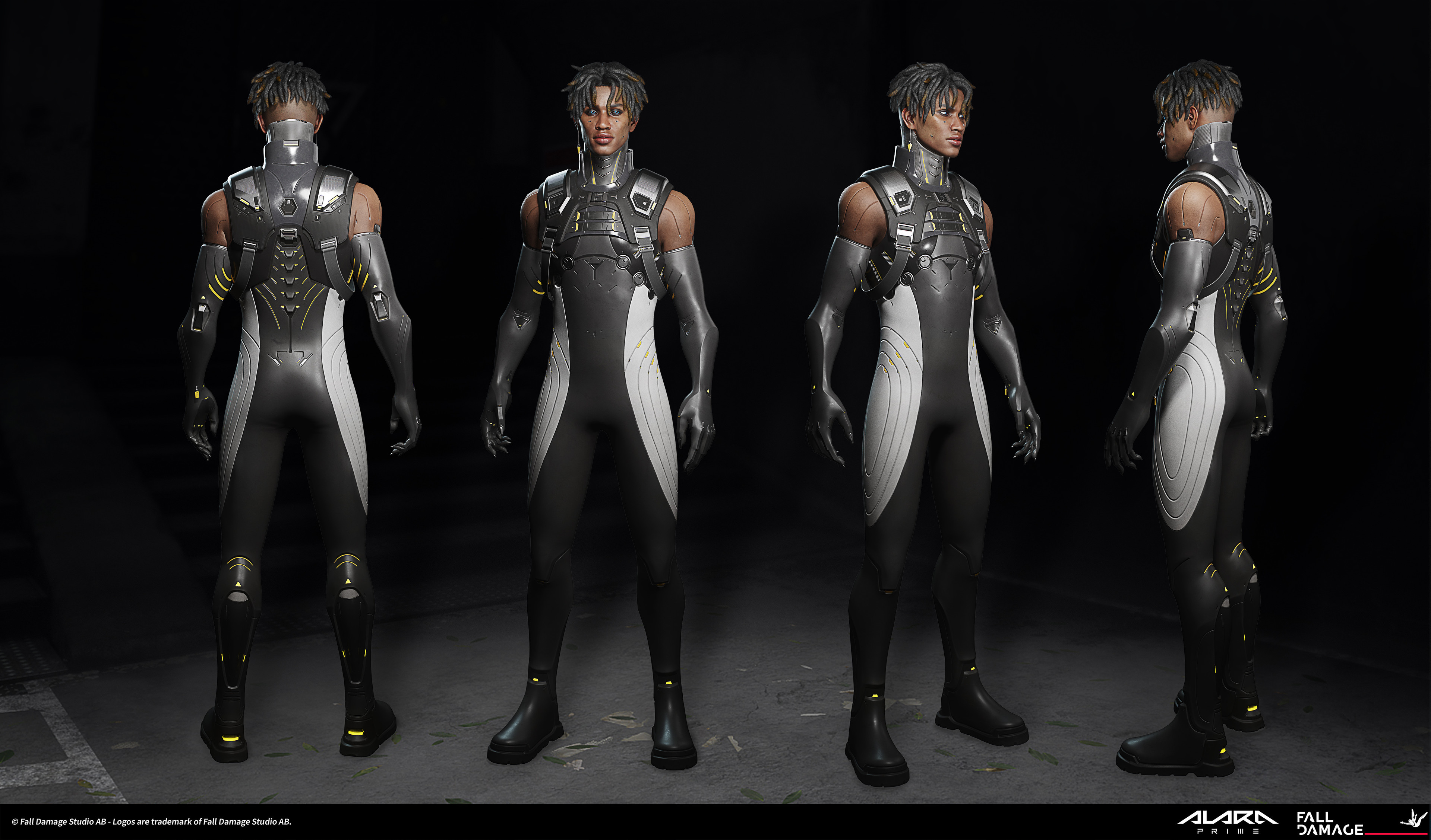 Marmoset render close-ups