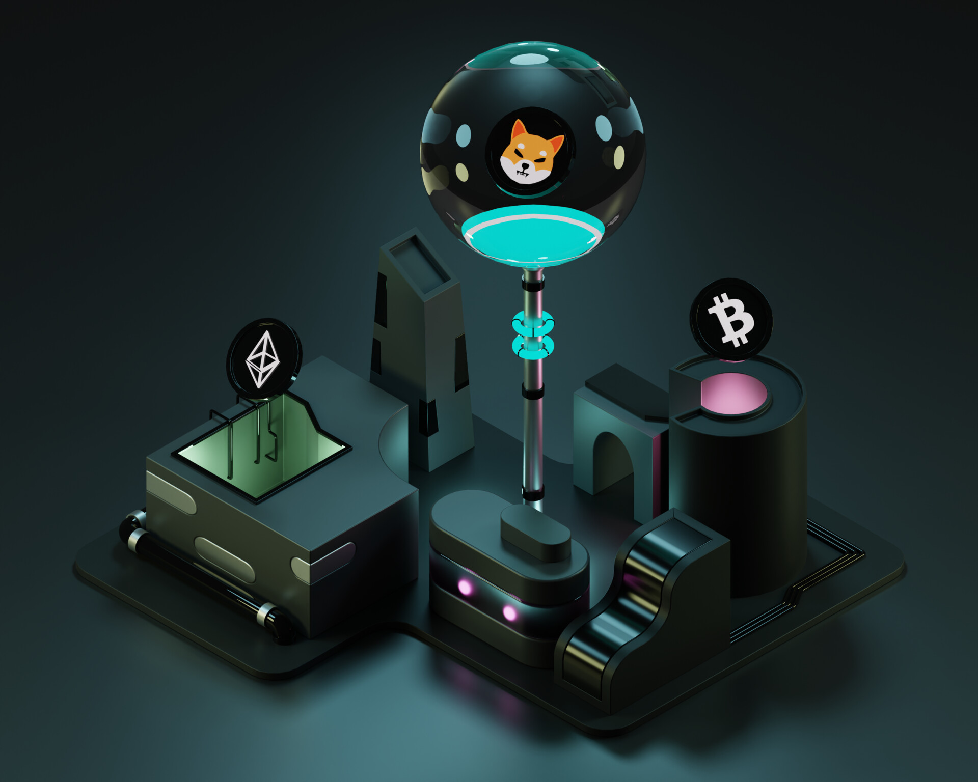 Dhruv Suthar - Crypto Inspiration – 3D Diorama