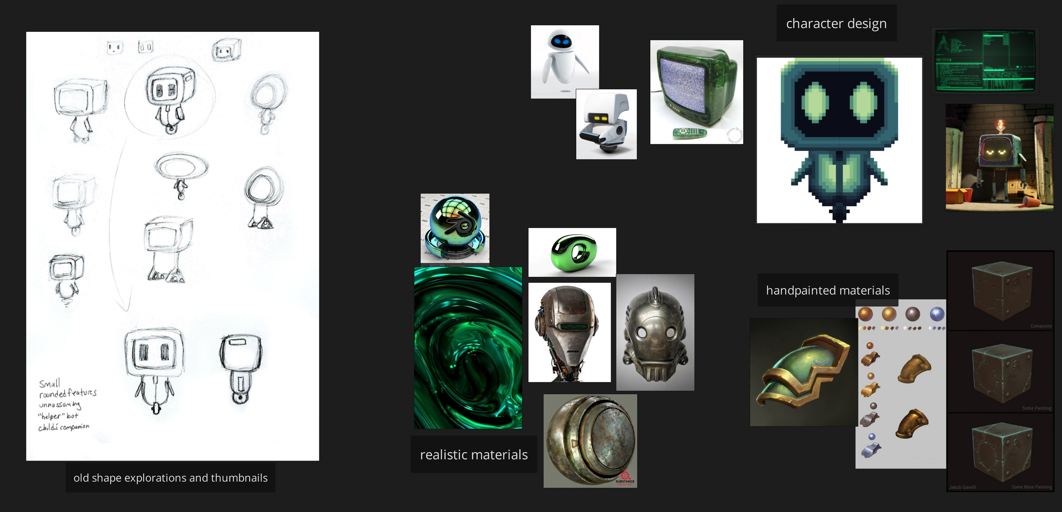Design exploration and reference gathering