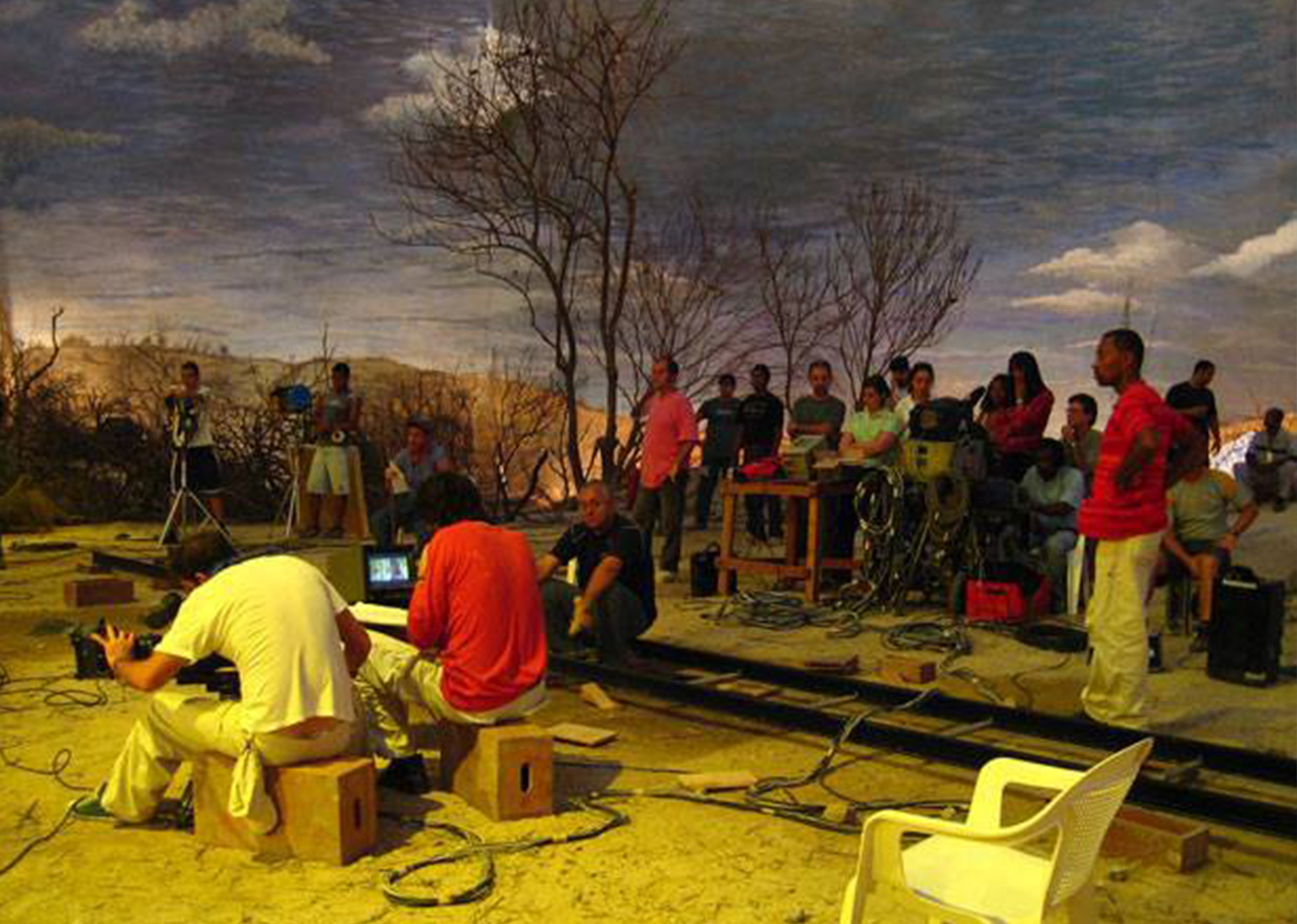 Set of the series "Hoje é Dia de Maria", photo taken in 2005 at TV Globo studios.