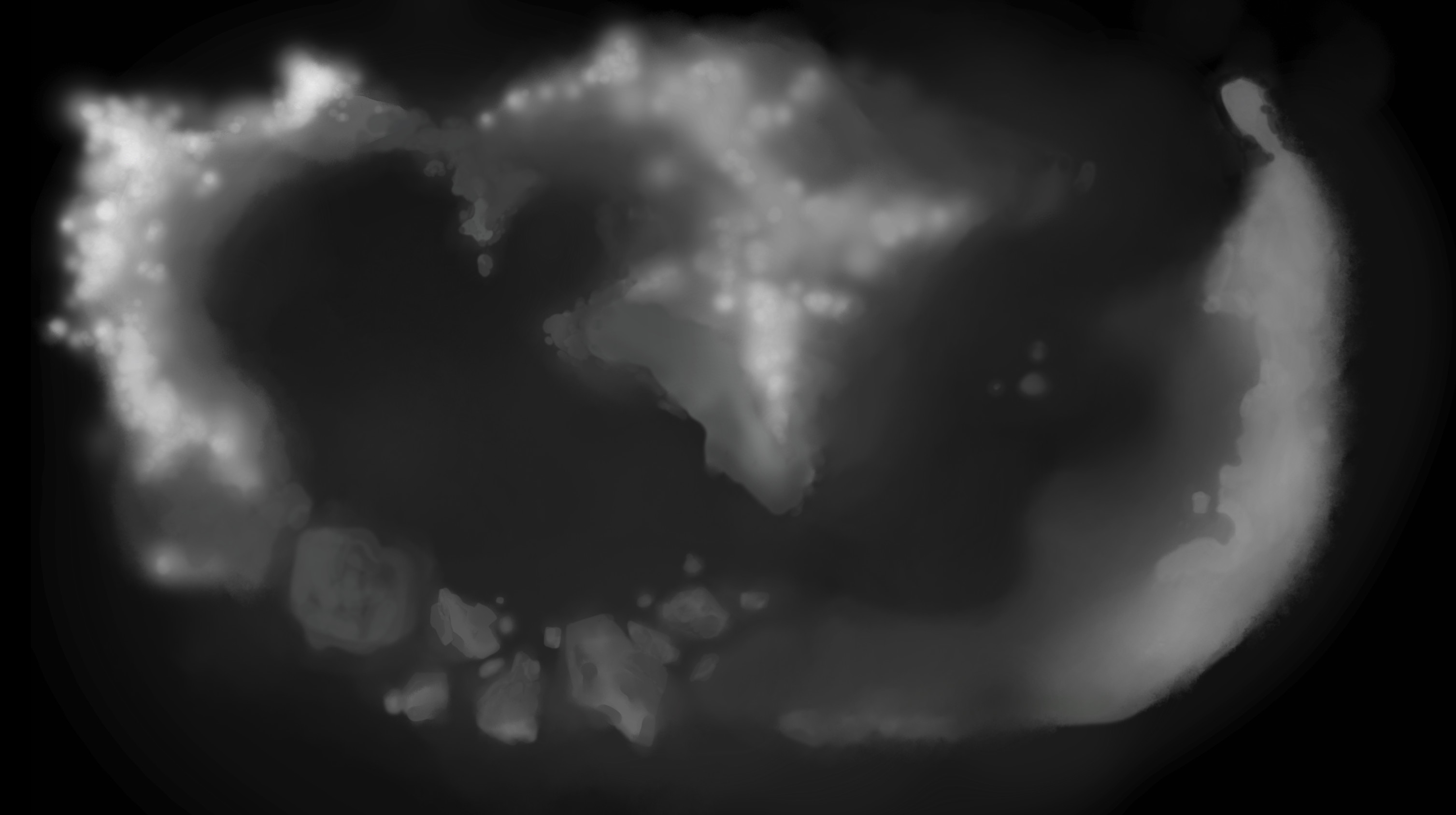 Heightmap used to create the prototype environment 