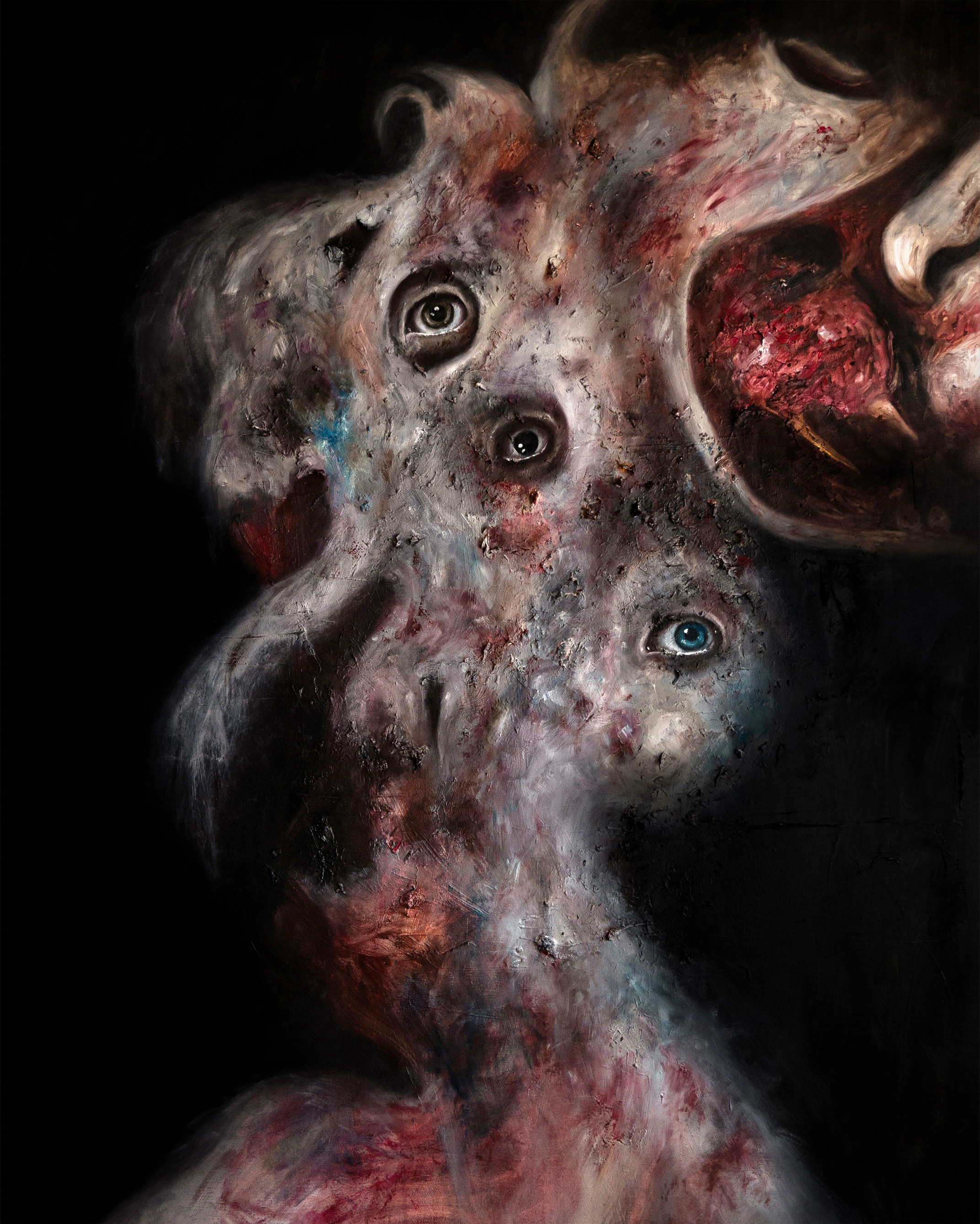 Hymn to a Slumbering Titan (Oils).