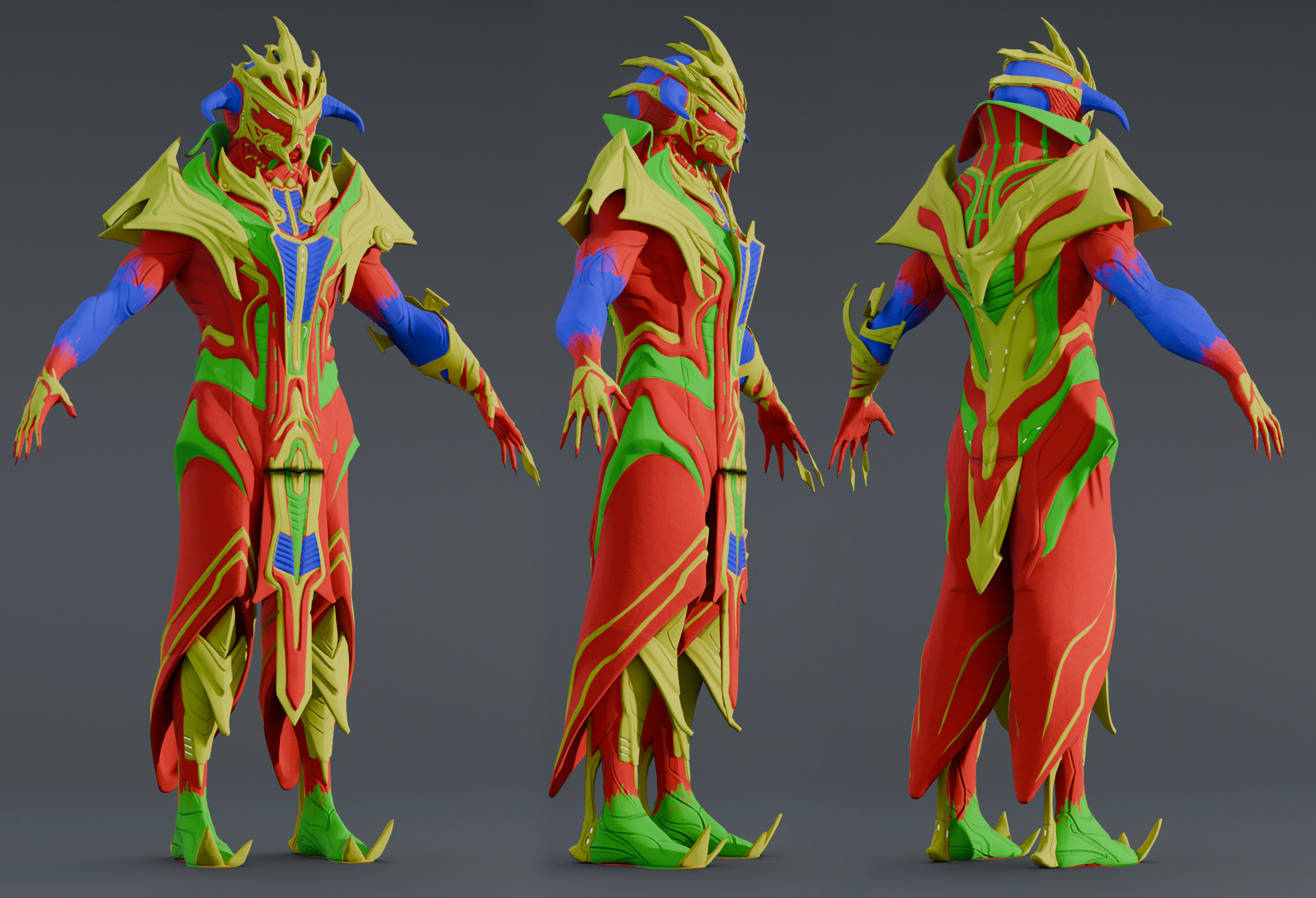 RGB mask for in-game customisable colours.