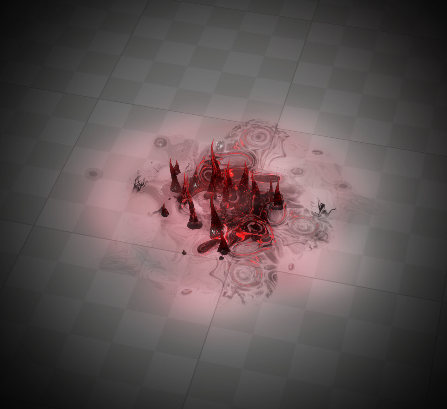 Idle corrupted puddle
