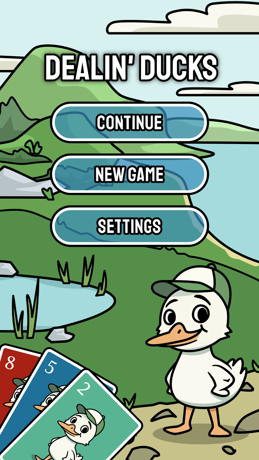 Placeholder UI and game logo